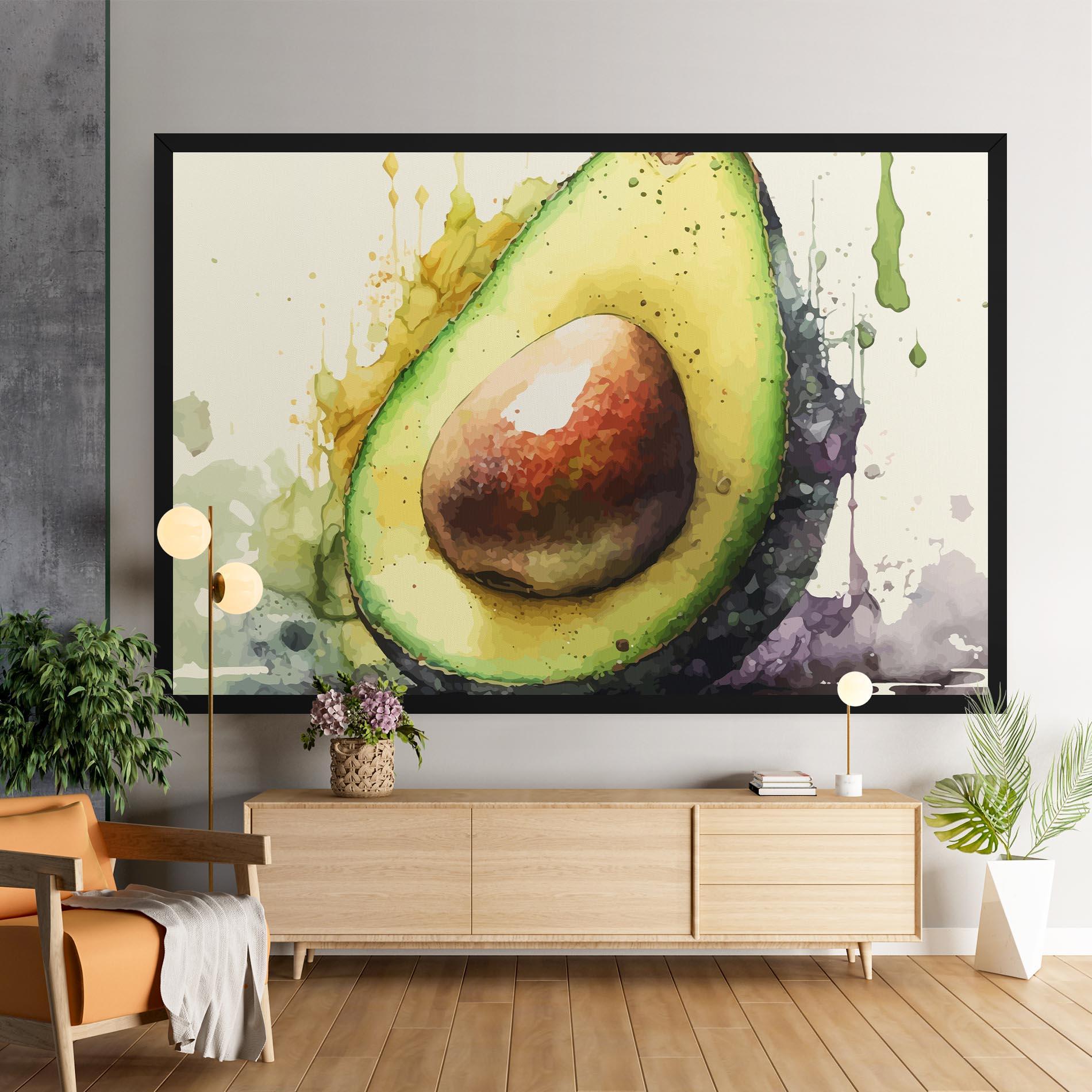 Tablou Canvas Green Avocado Art mockup 9