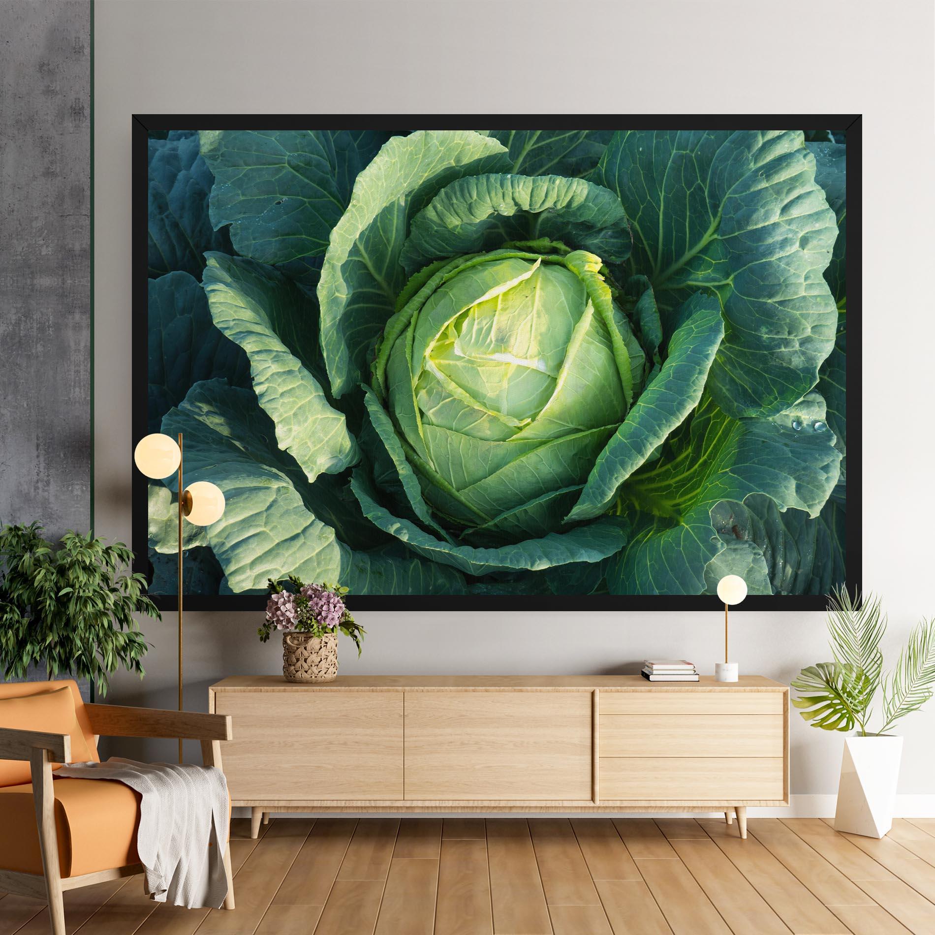 Tablou Canvas Green Lettuce mockup 9