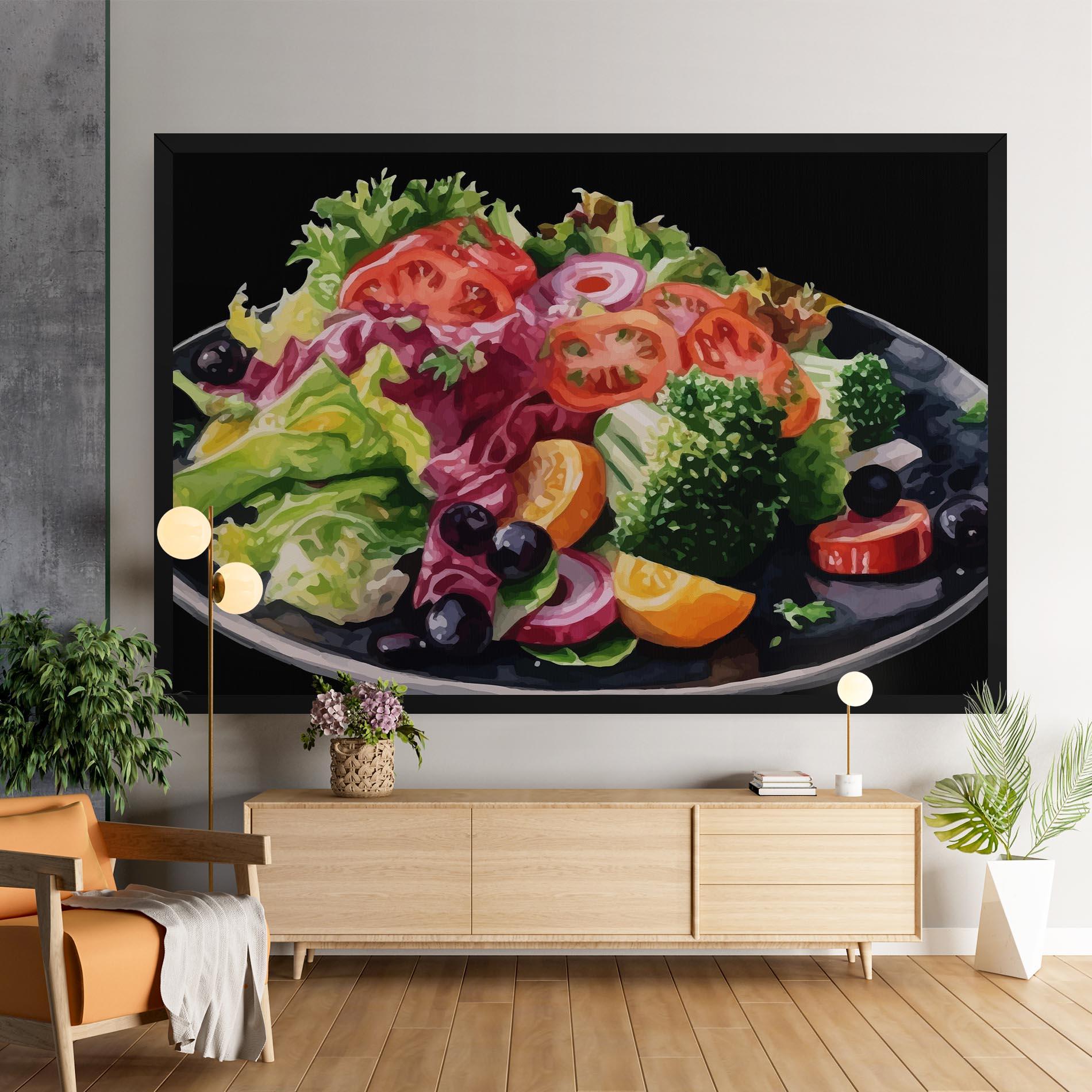Tablou Canvas Healthy Tomato Food mockup 9