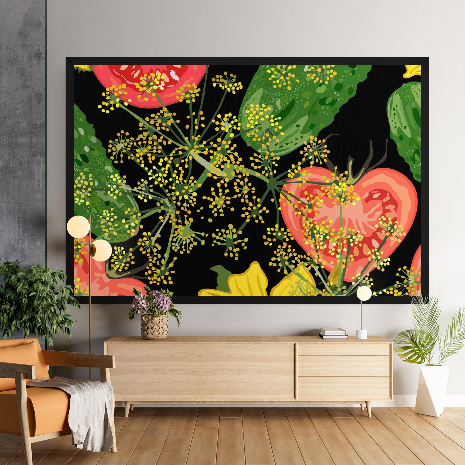 Tablou Canvas Heart Tomato mockup 9