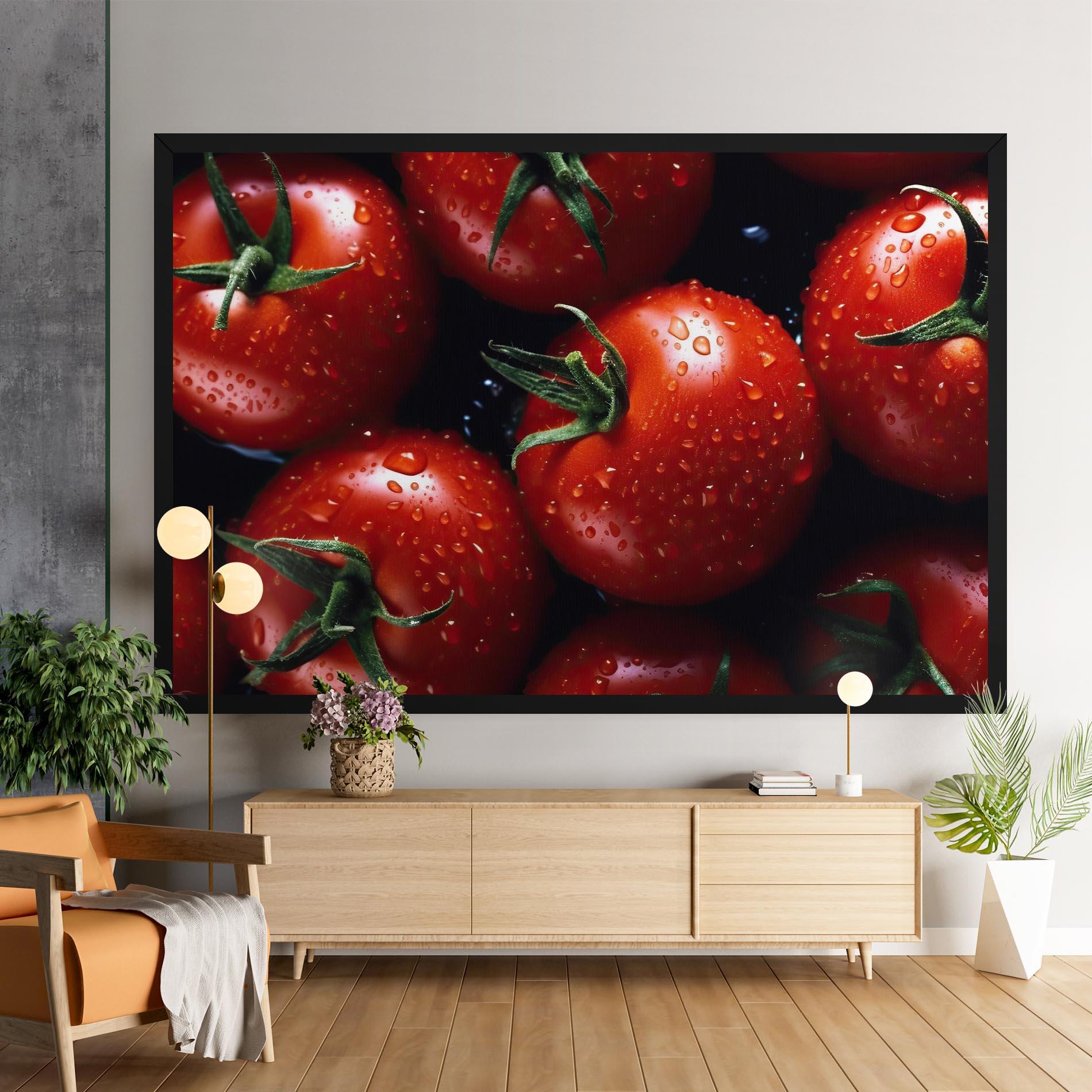 Tablou Canvas Red Wet Tomato mockup 9