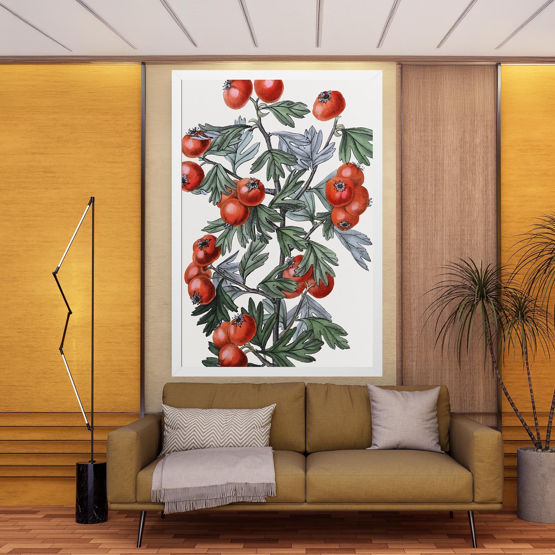 Tablou Canvas Cherry Drawing mockup 9