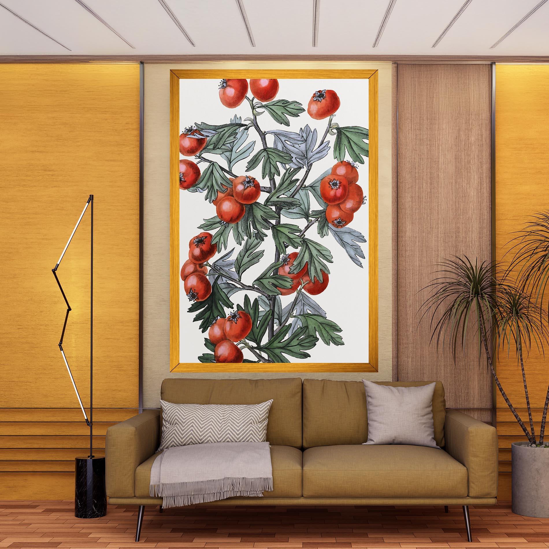Tablou Canvas Cherry Drawing mockup 9