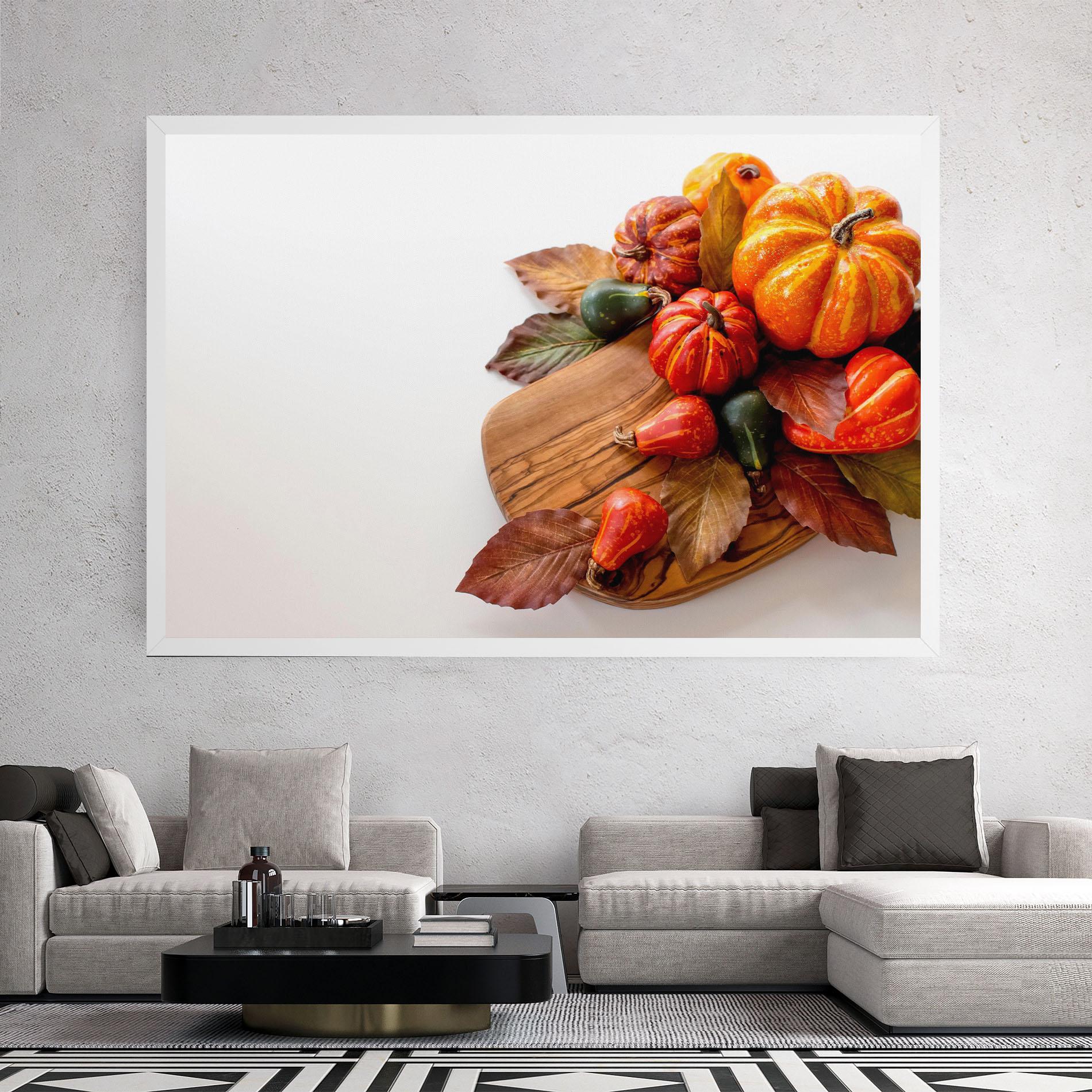 Tablou Canvas Autumn Pumpkins mockup 2