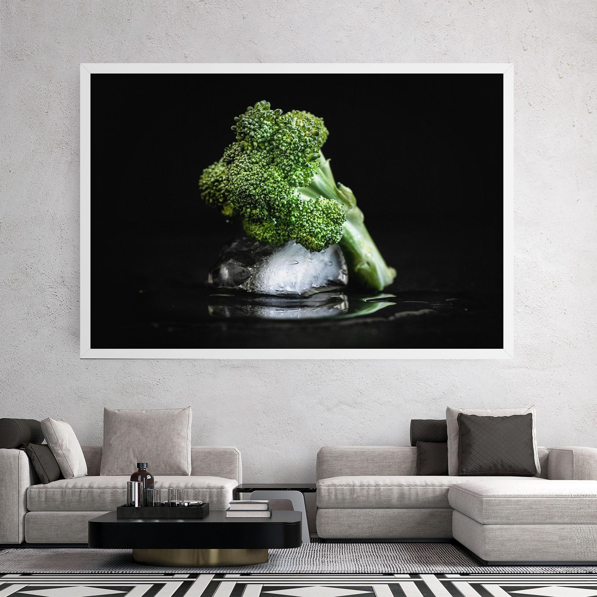 Tablou Canvas Broccoli Water mockup 2
