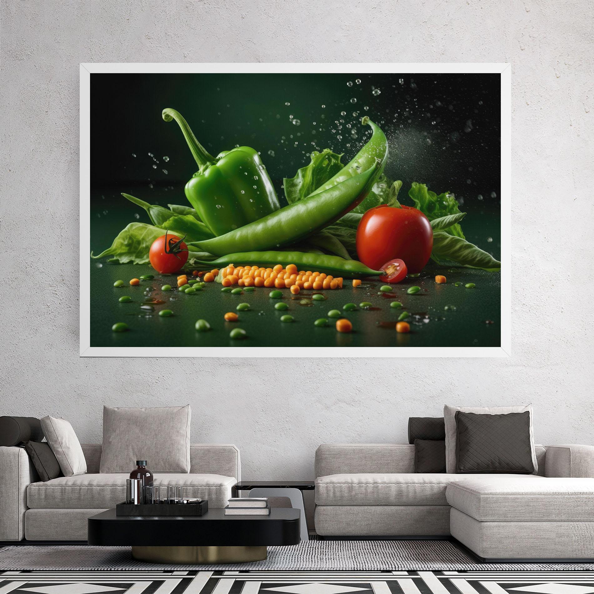 Tablou Canvas Fresh Vegetables mockup 2