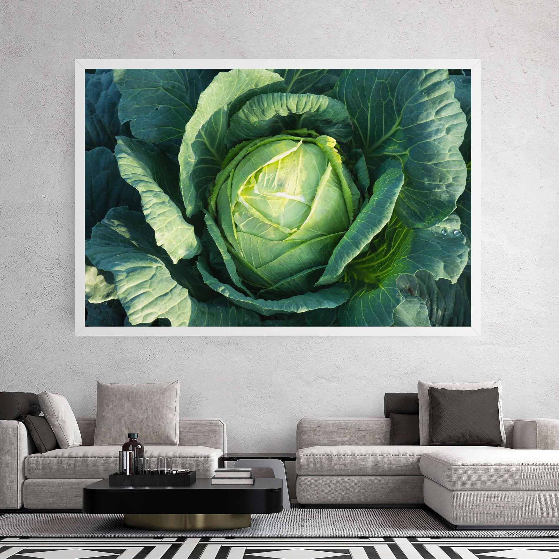 Tablou Canvas Green Lettuce mockup 2