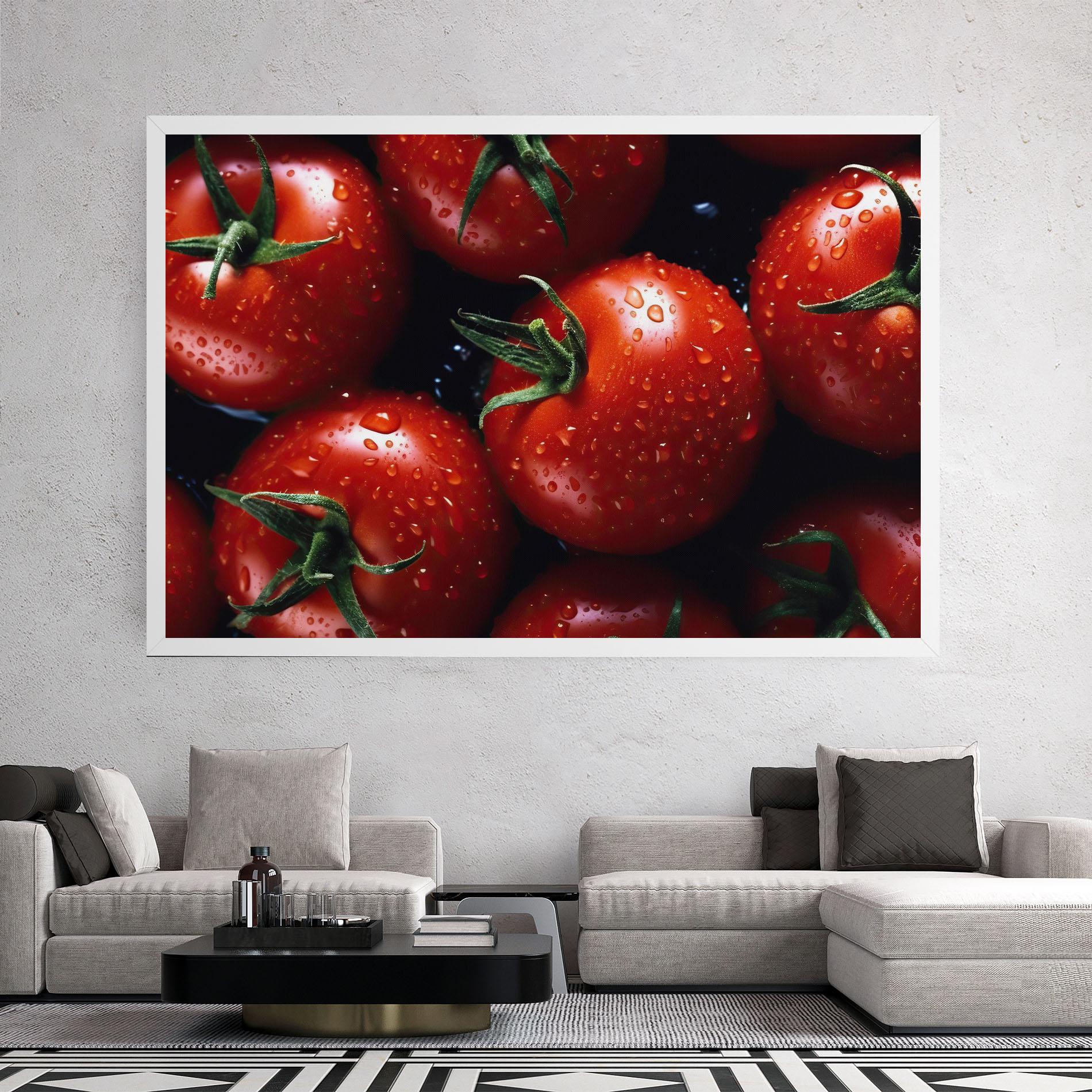 Tablou Canvas Red Wet Tomato mockup 2