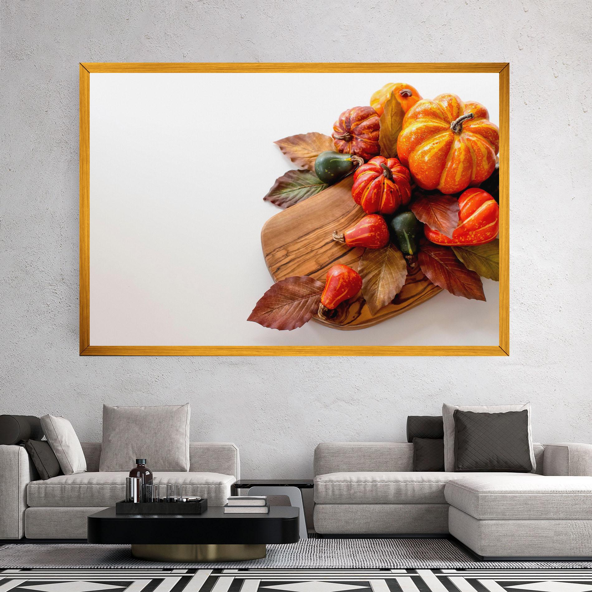 Tablou Canvas Autumn Pumpkins mockup 2