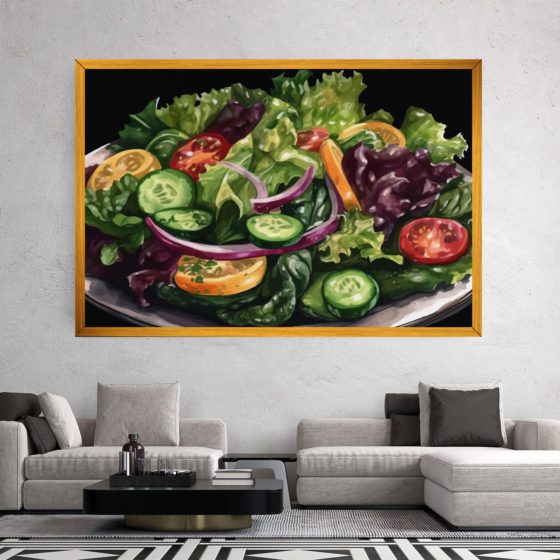 Tablou Canvas Cucumber Salad mockup 2