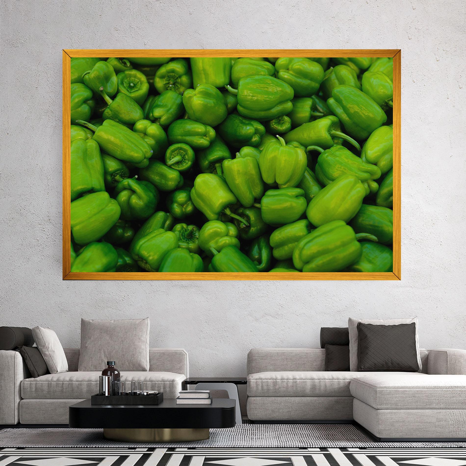 Tablou Canvas Green Bellpepper mockup 2