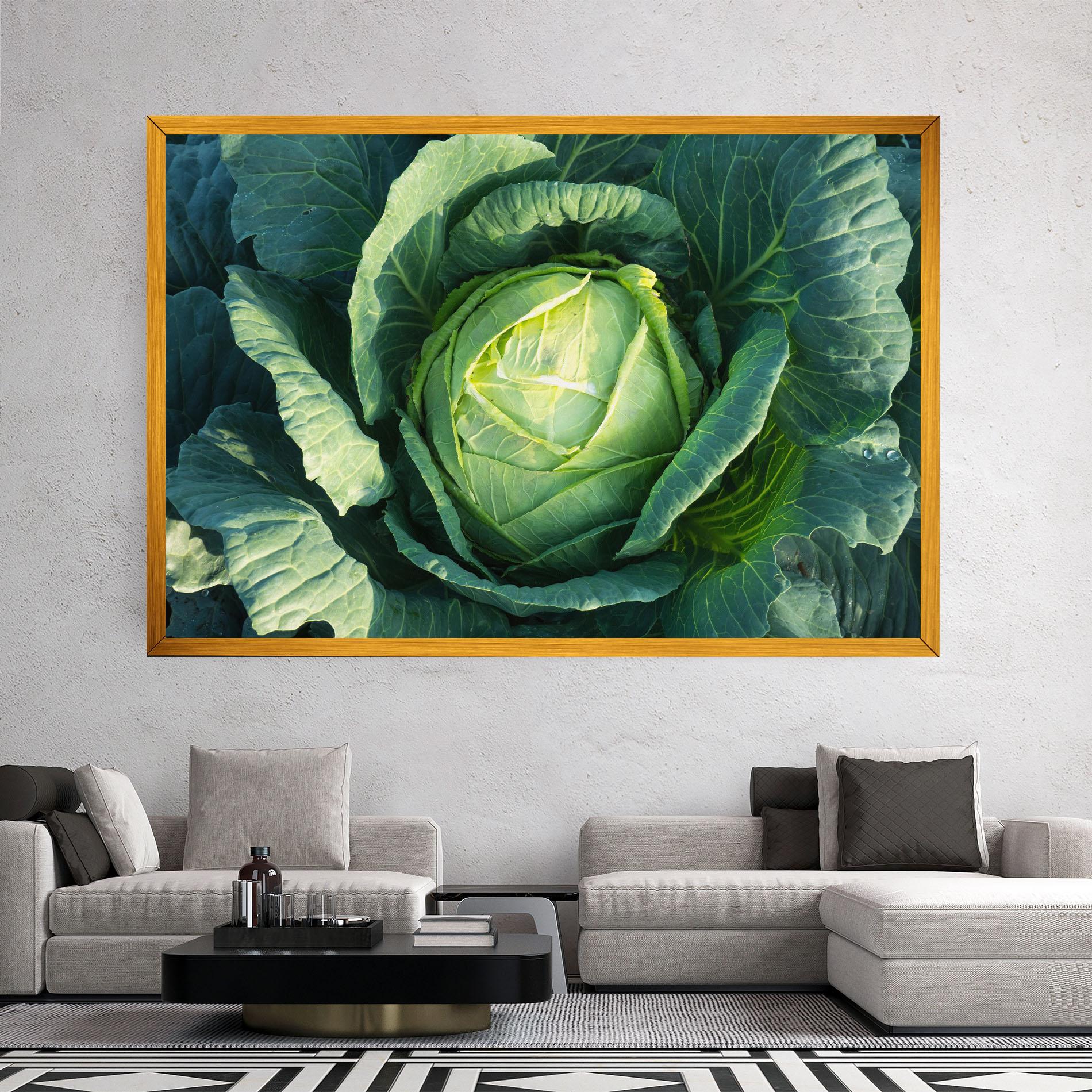 Tablou Canvas Green Lettuce mockup 2