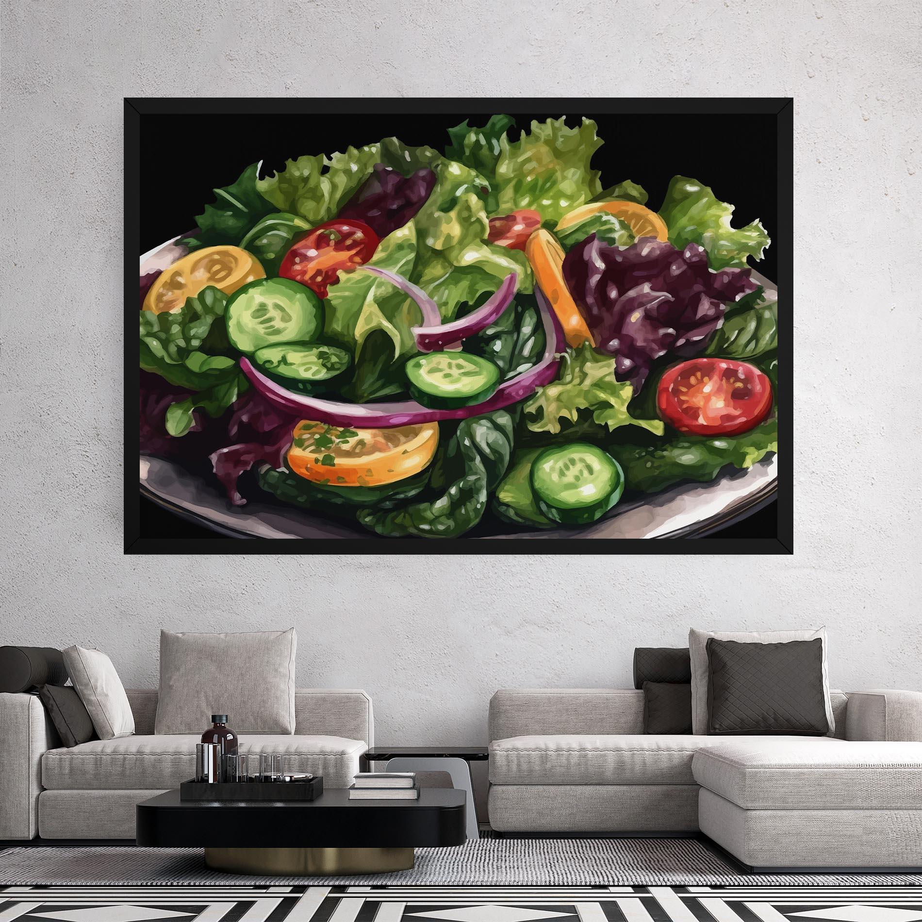 Tablou Canvas Cucumber Salad mockup 2