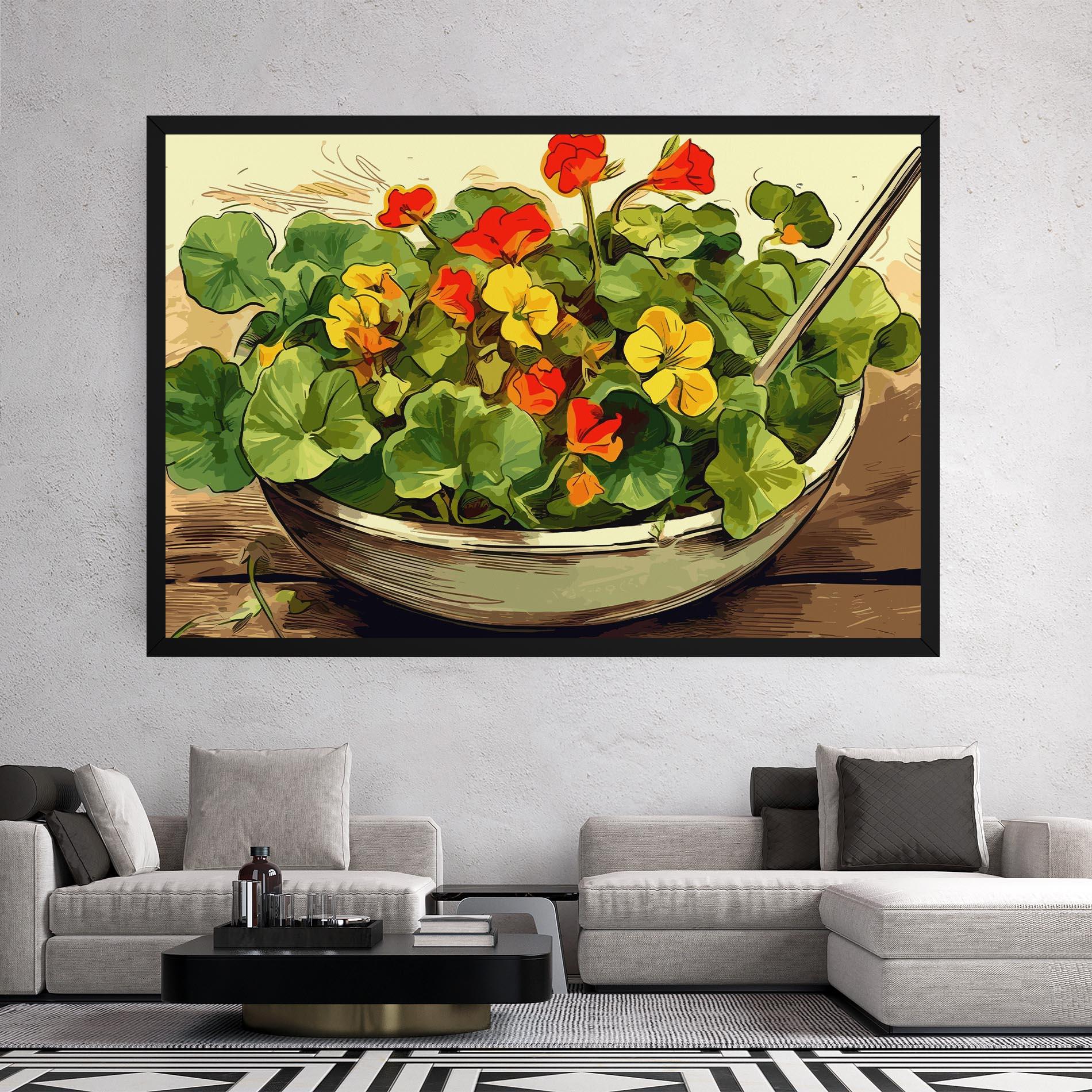 Tablou Canvas Flower Food mockup 2