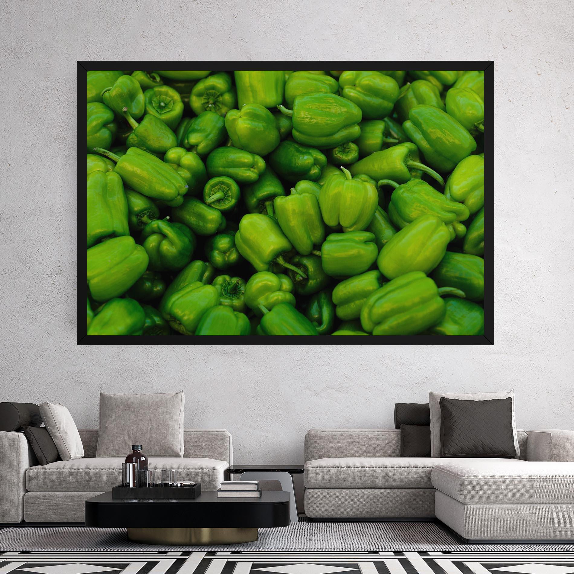 Tablou Canvas Green Bellpepper mockup 2