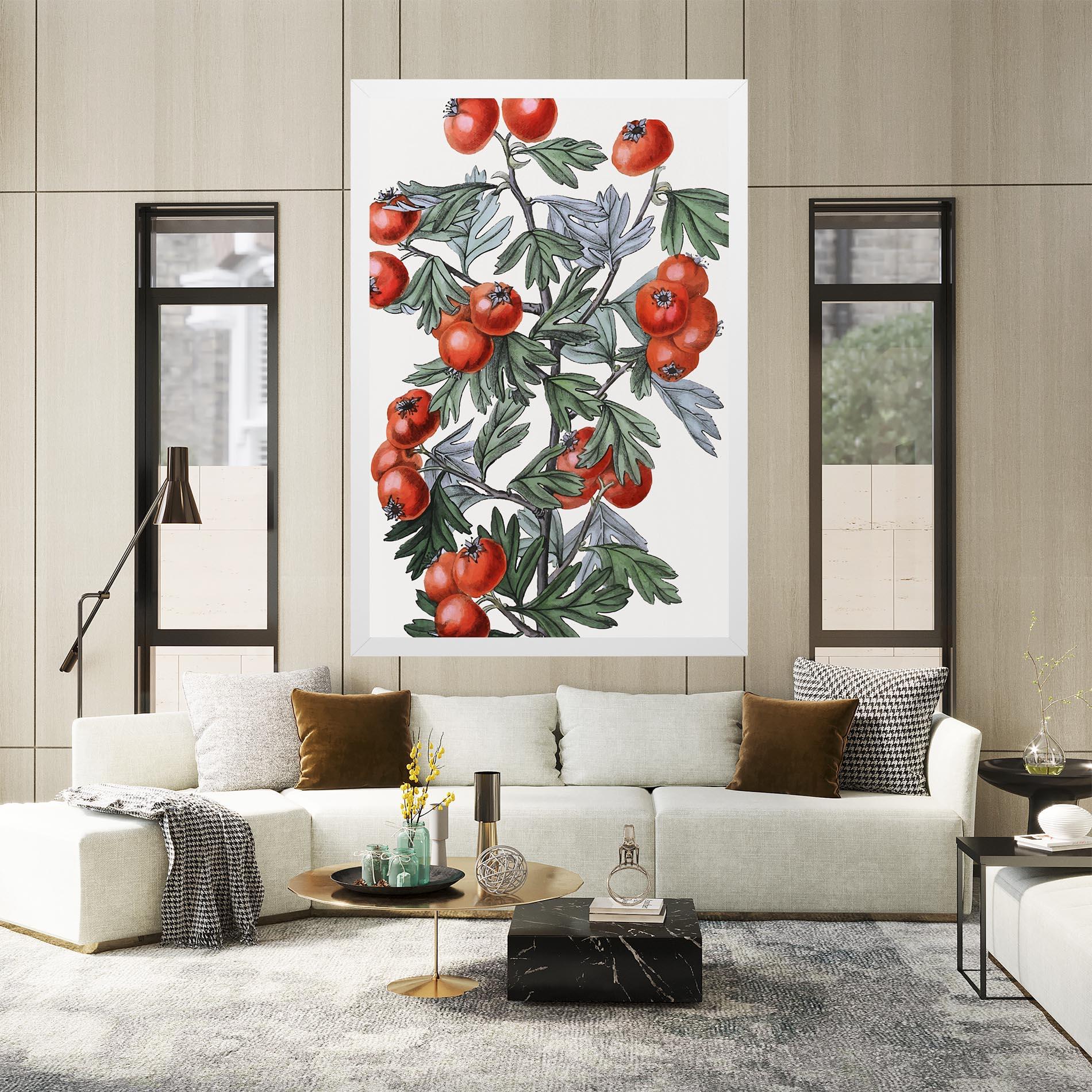 Tablou Canvas Cherry Drawing mockup 2