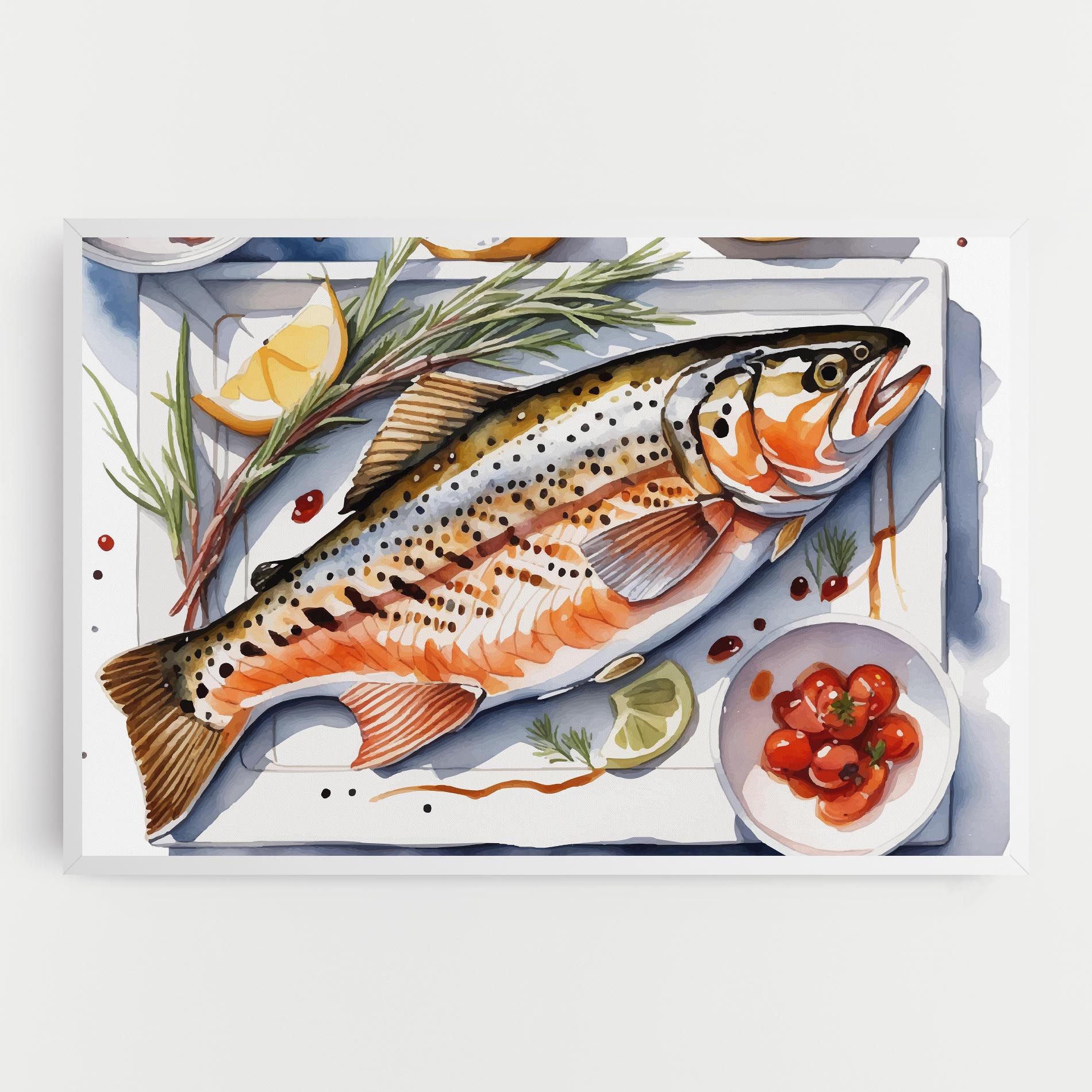 Grilled Trout mockup 0