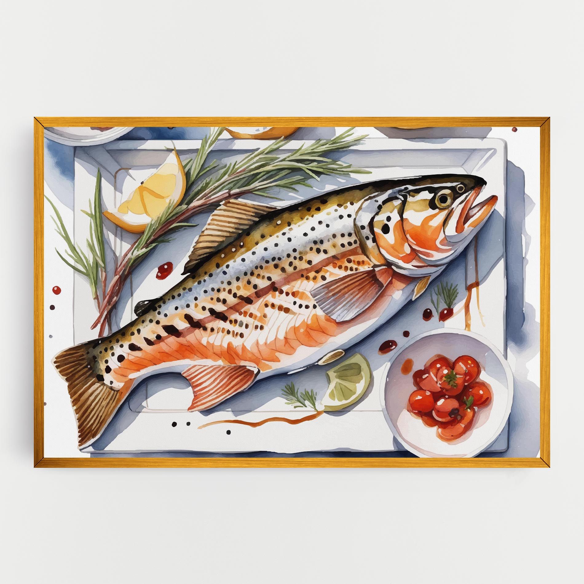 Grilled Trout mockup 0