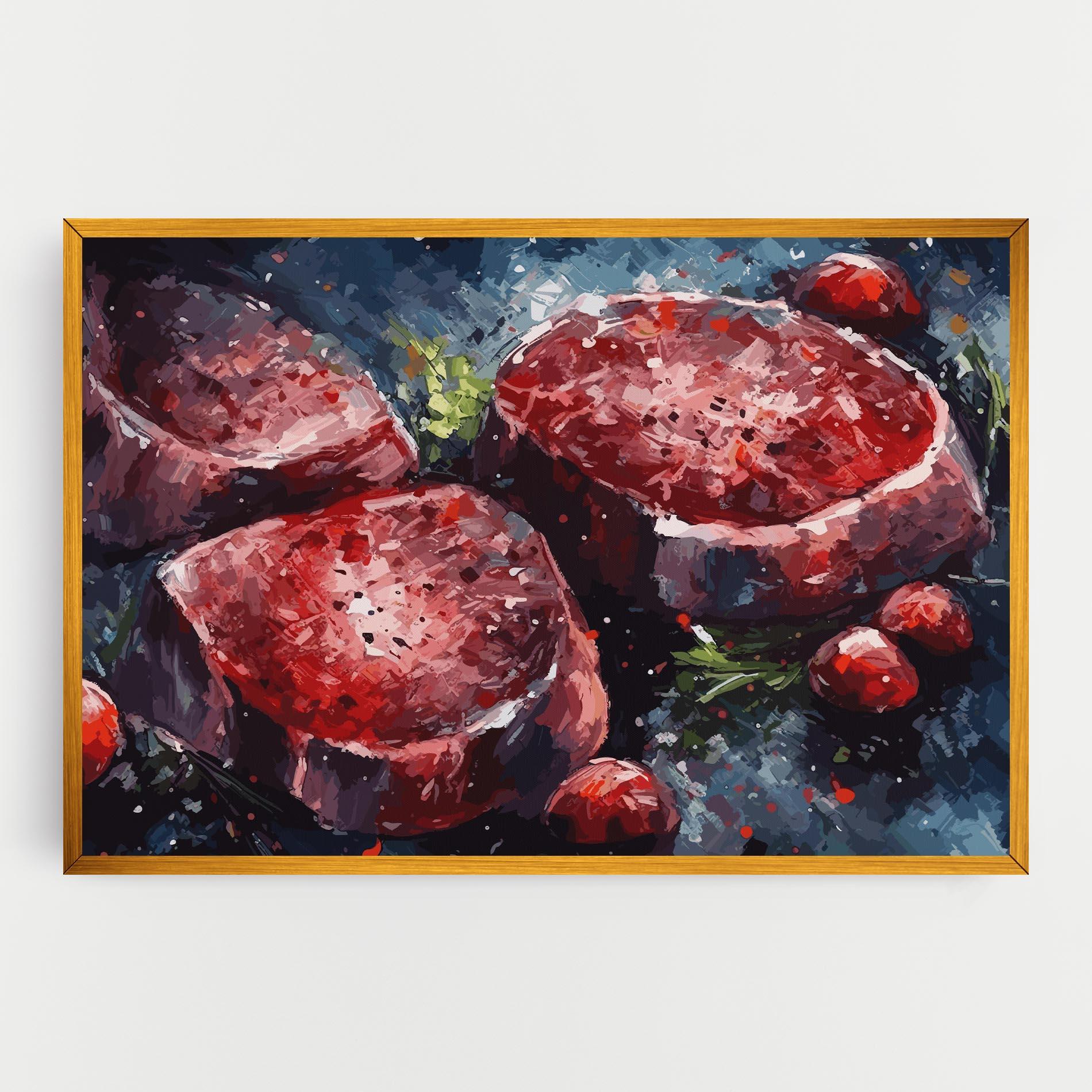 Tablou Canvas Meat Art mockup 0