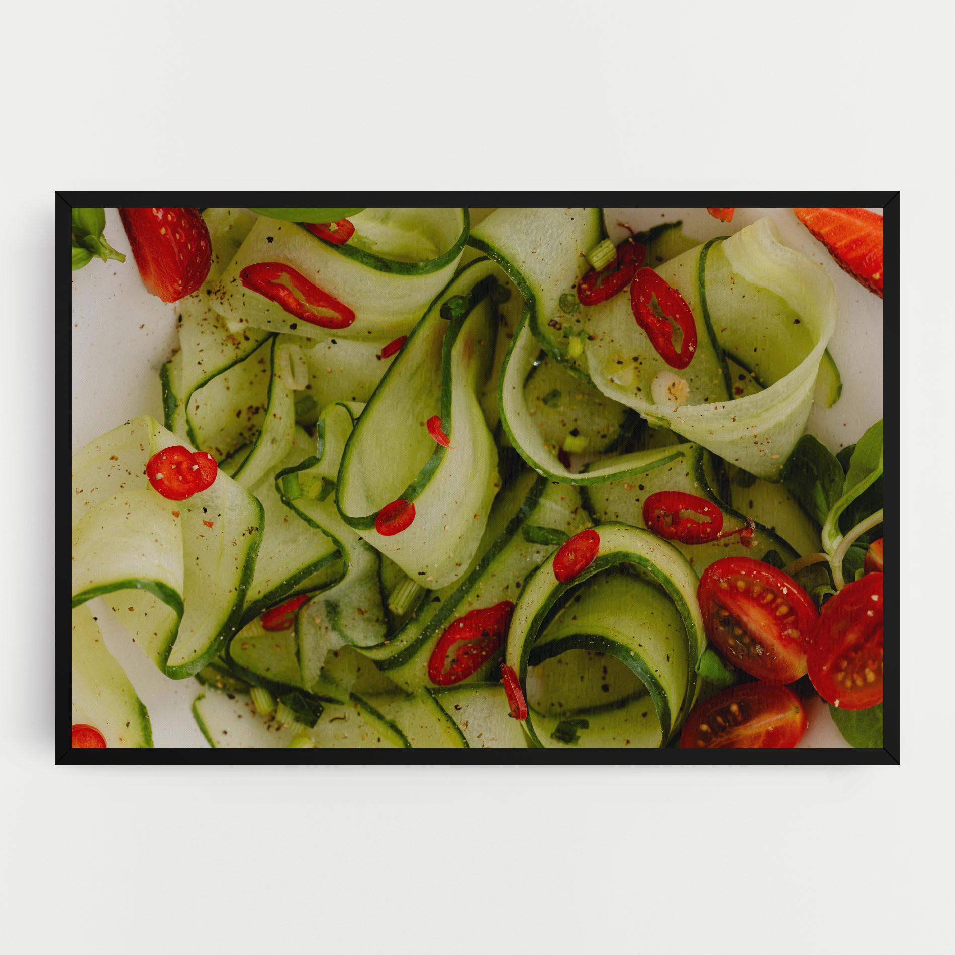 Tablou Canvas Cucumber Food mockup 0