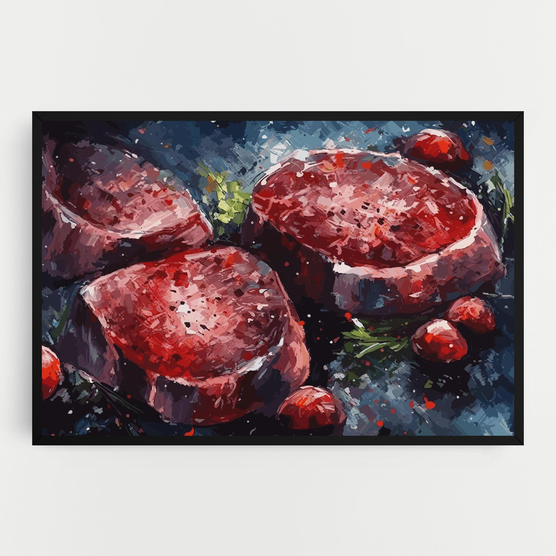 Tablou Canvas Meat Art mockup 0