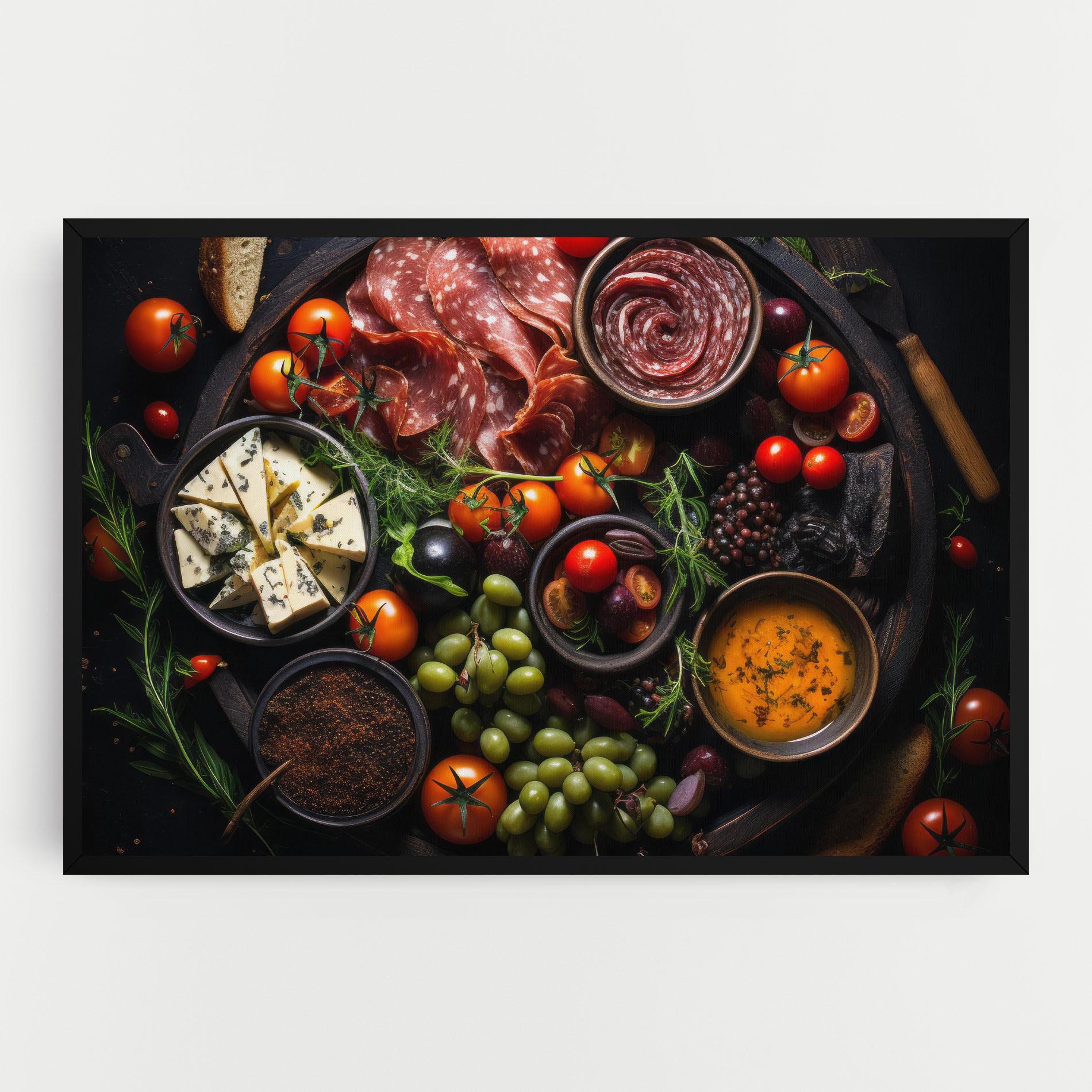 Tablou Canvas Meats Assortment mockup 0