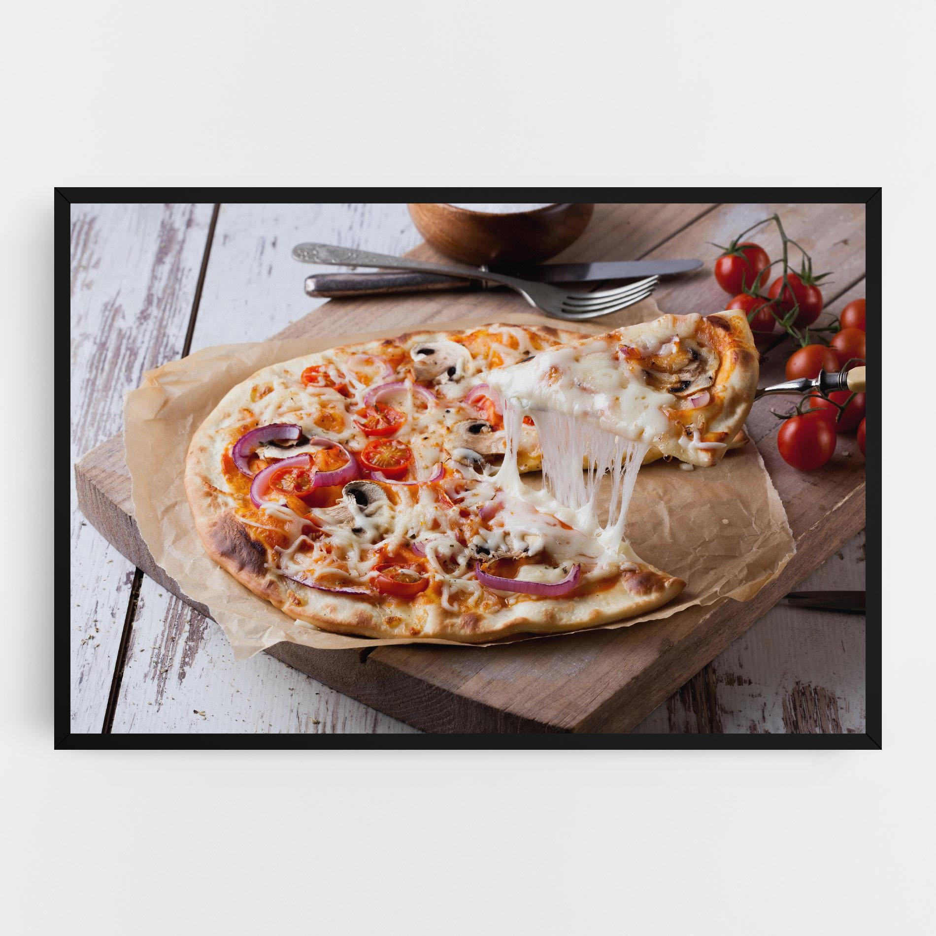 Tablou Canvas Pizza mockup 0
