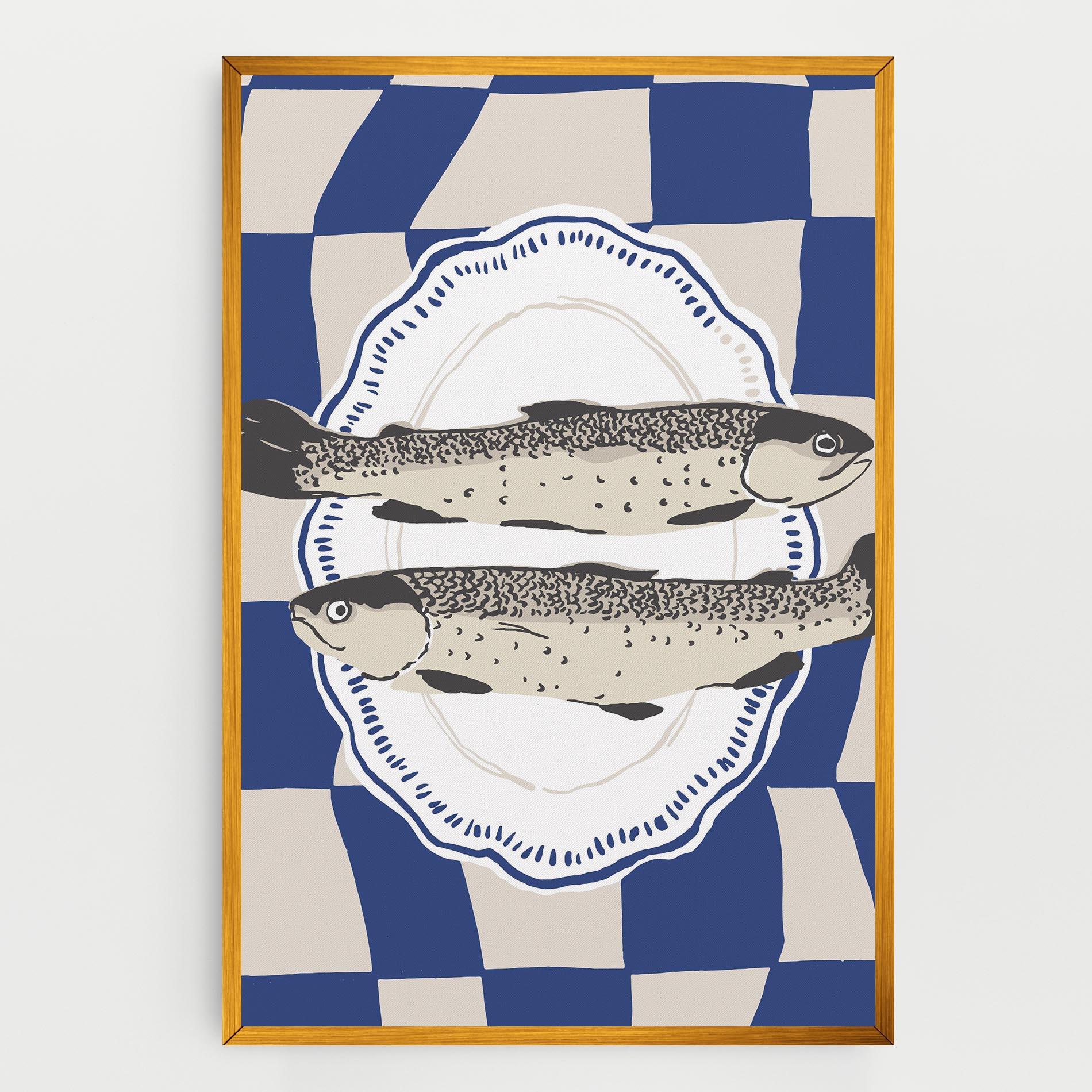 Tablou Canvas Food Fish mockup 0