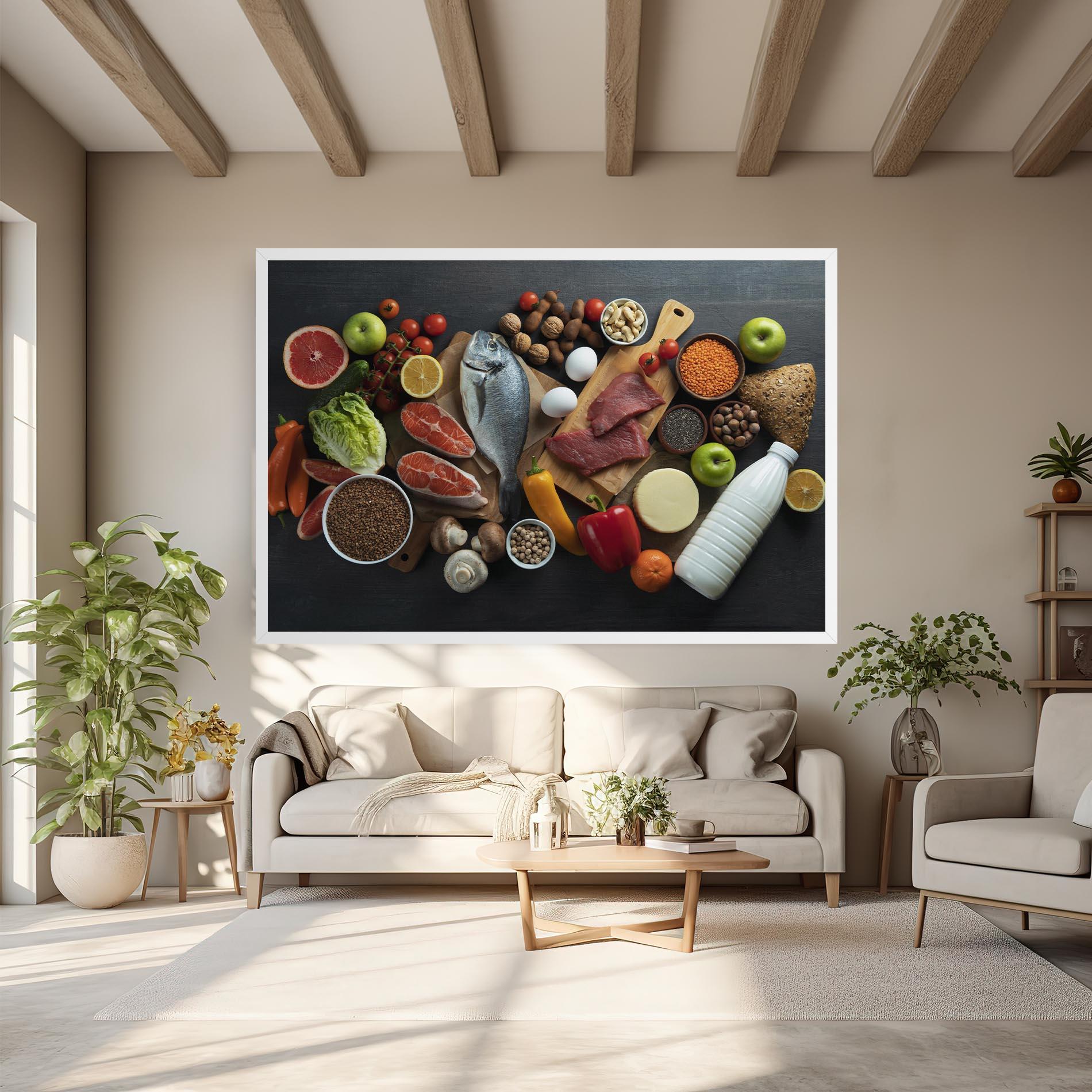 Tablou Canvas Food Ingredients mockup 6