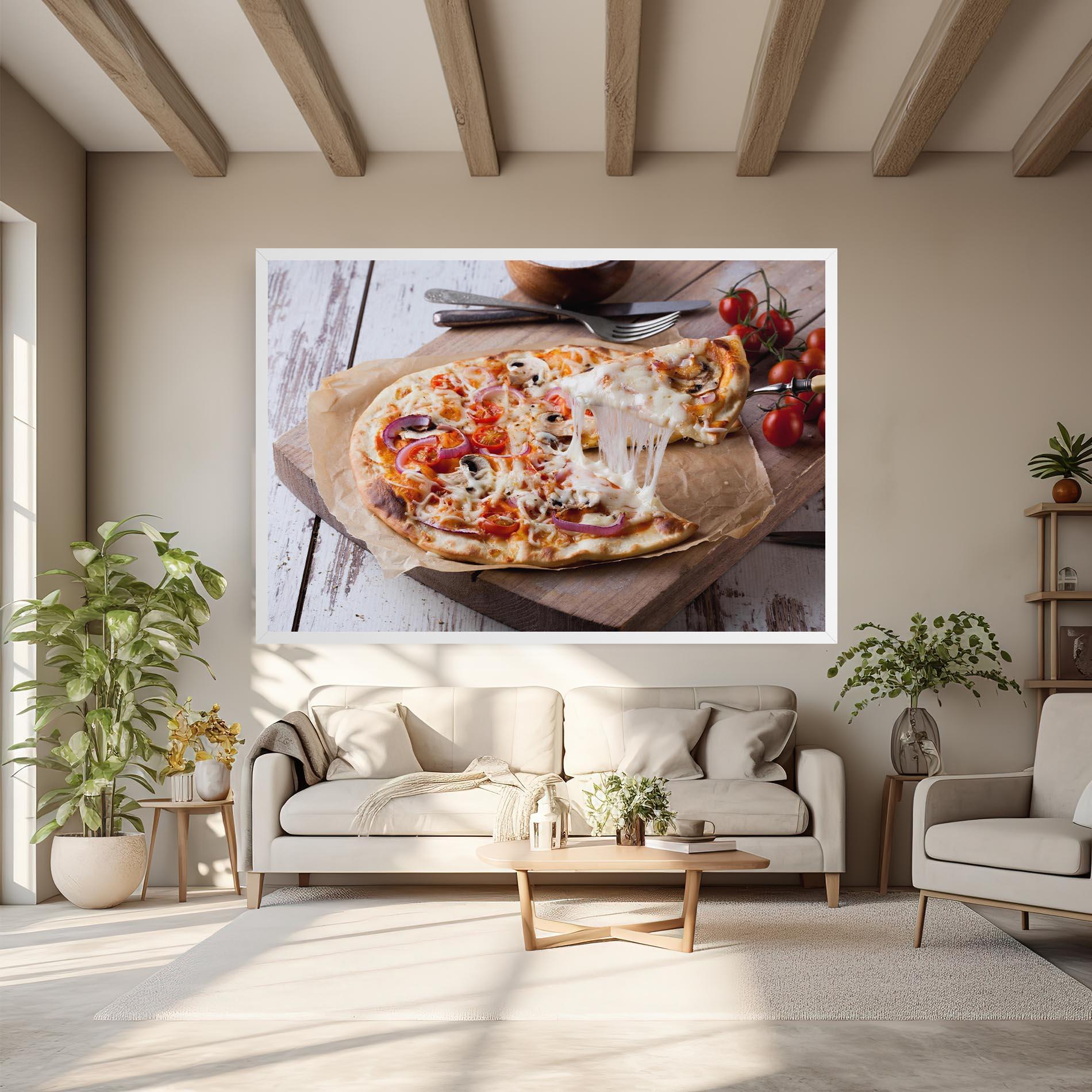 Tablou Canvas Pizza mockup 6