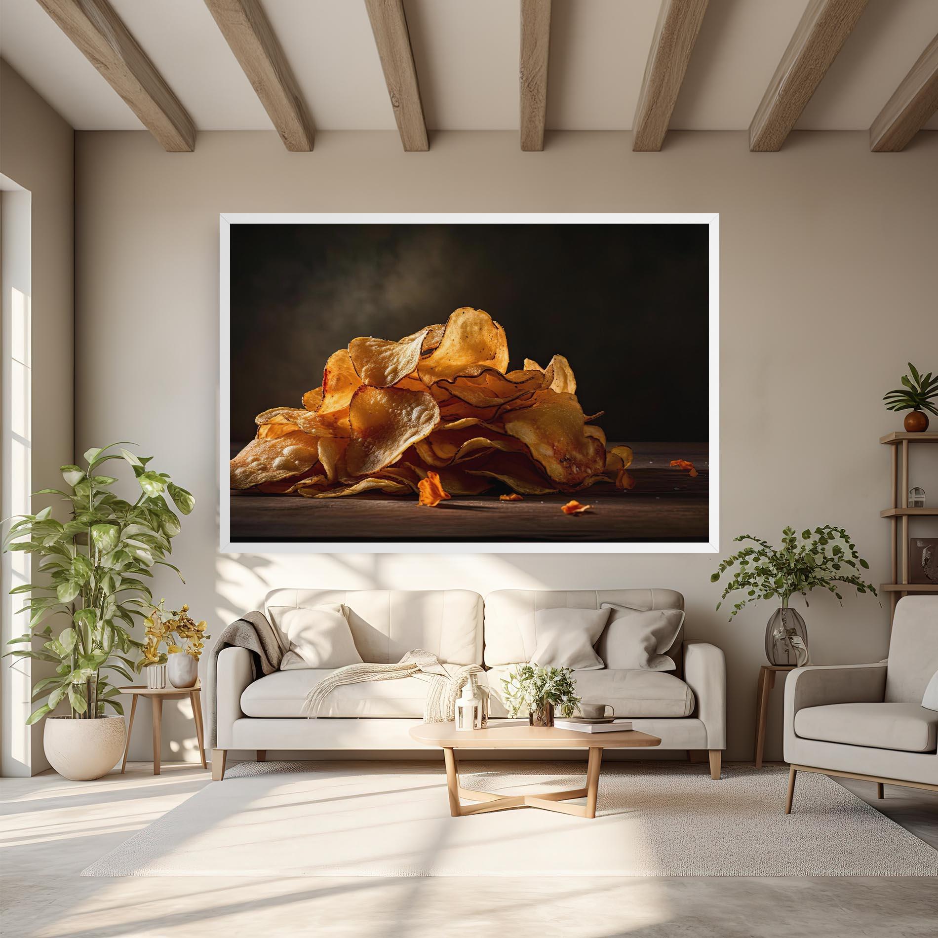 Tablou Canvas Potato Chips mockup 6