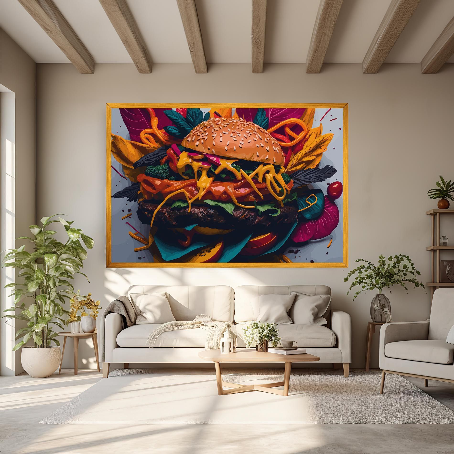 Burger Mustard mockup 6