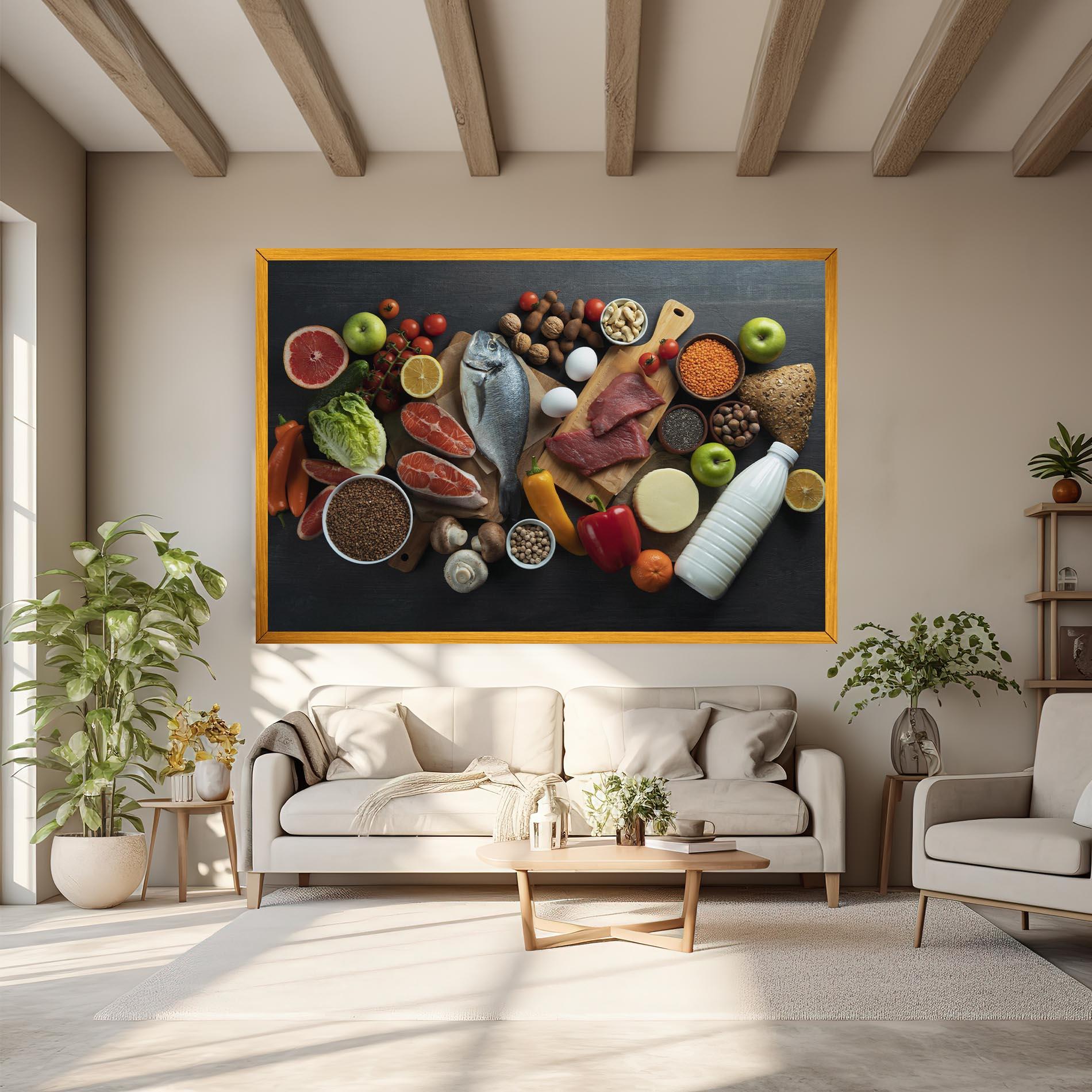 Tablou Canvas Food Ingredients mockup 6