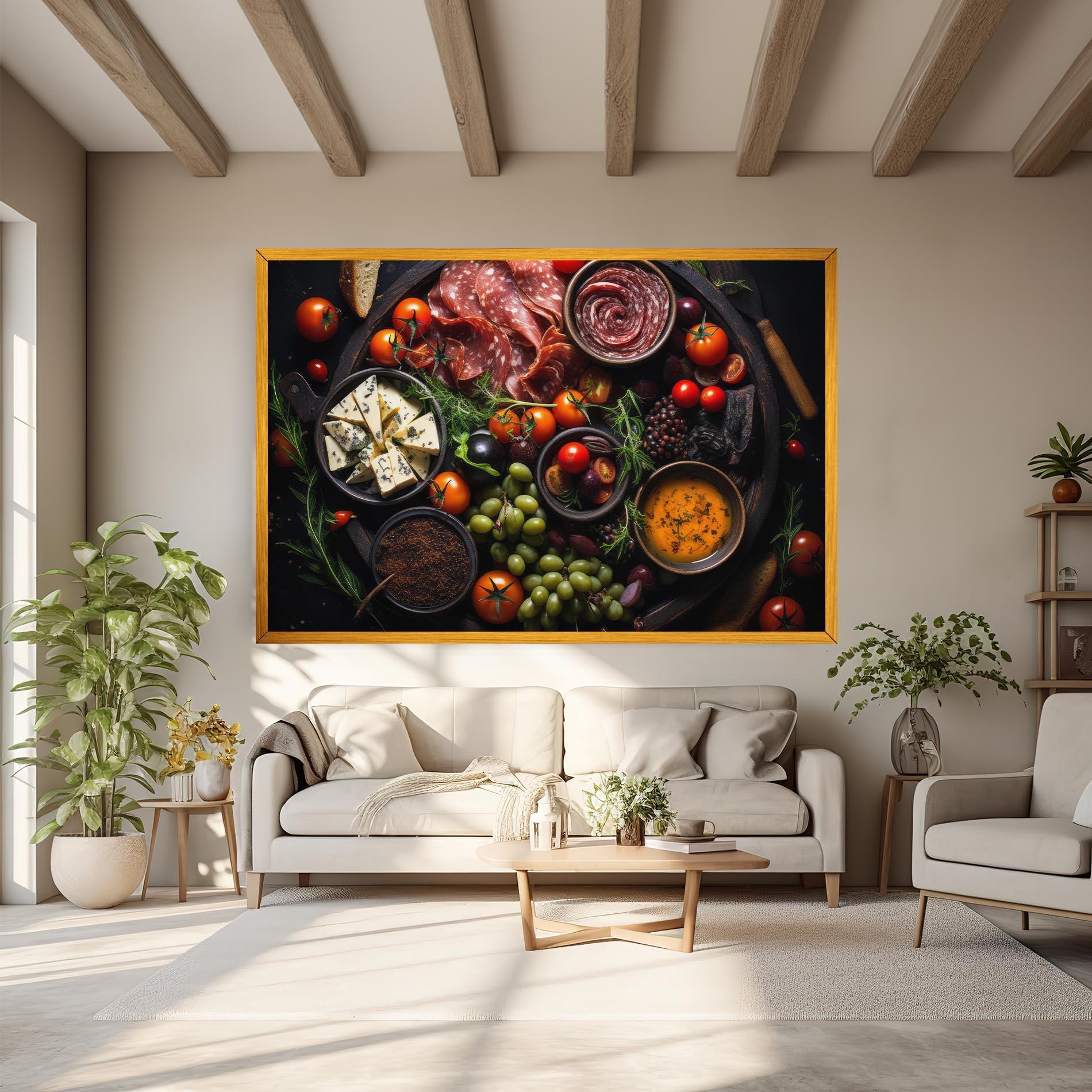 Tablou Canvas Meats Assortment mockup 6