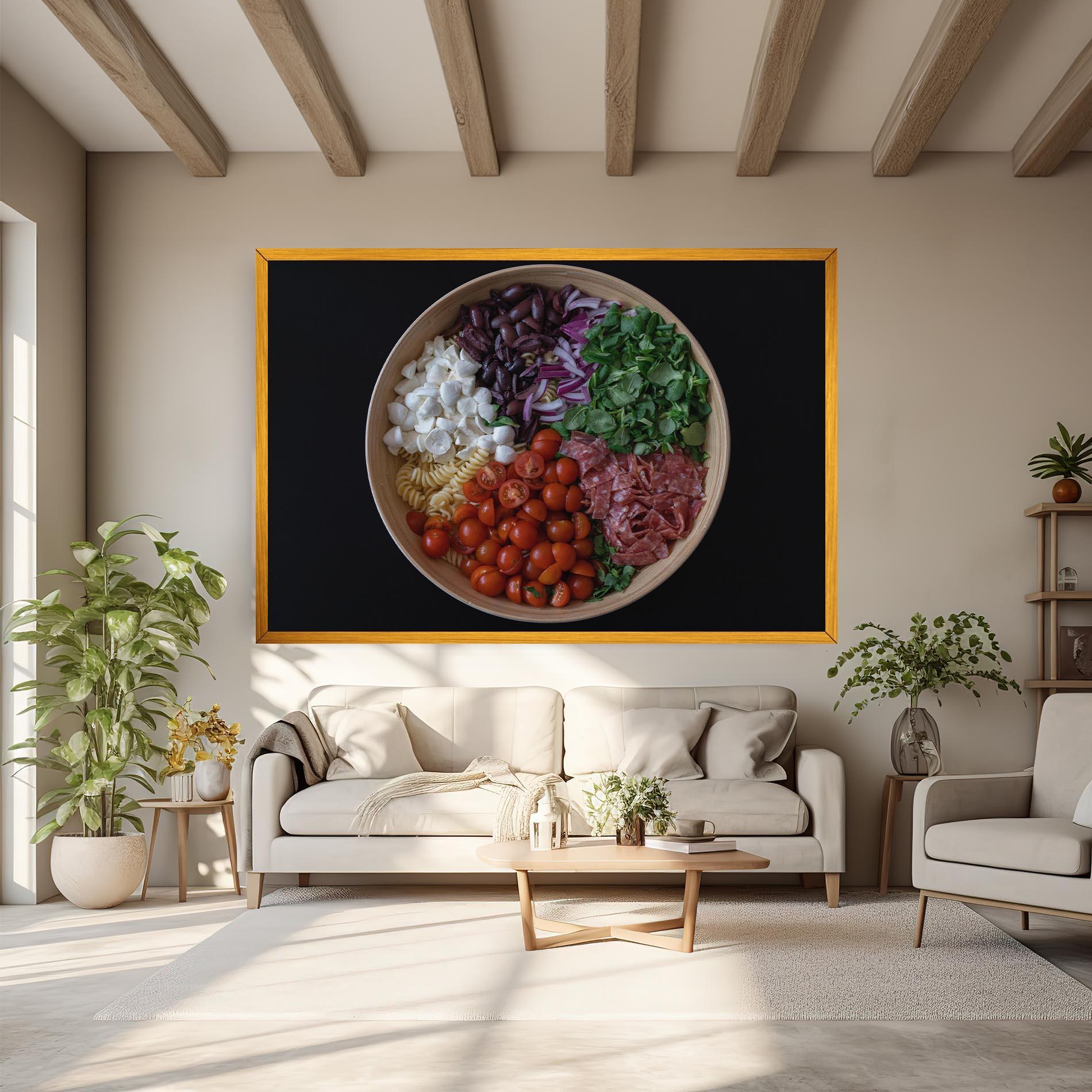 Tablou Canvas Mozzarella Salad mockup 6