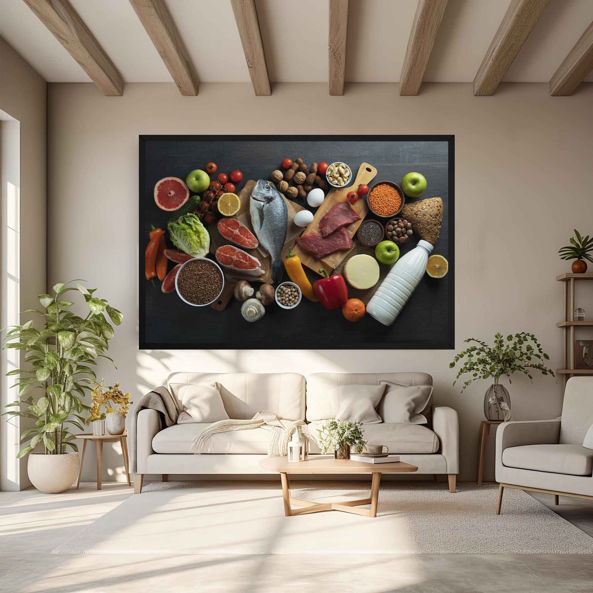 Tablou Canvas Food Ingredients mockup 6