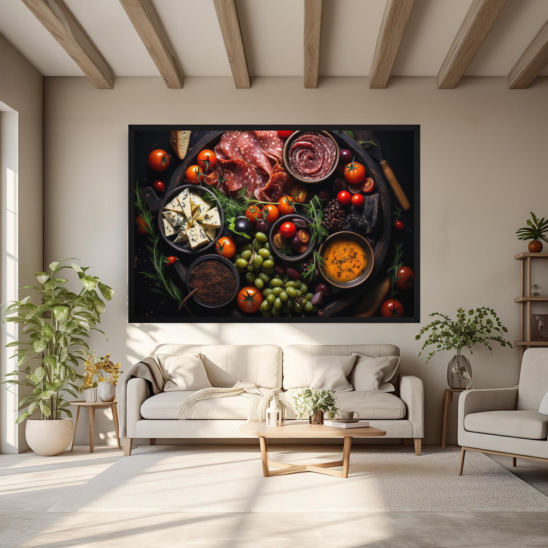 Tablou Canvas Meats Assortment mockup 6