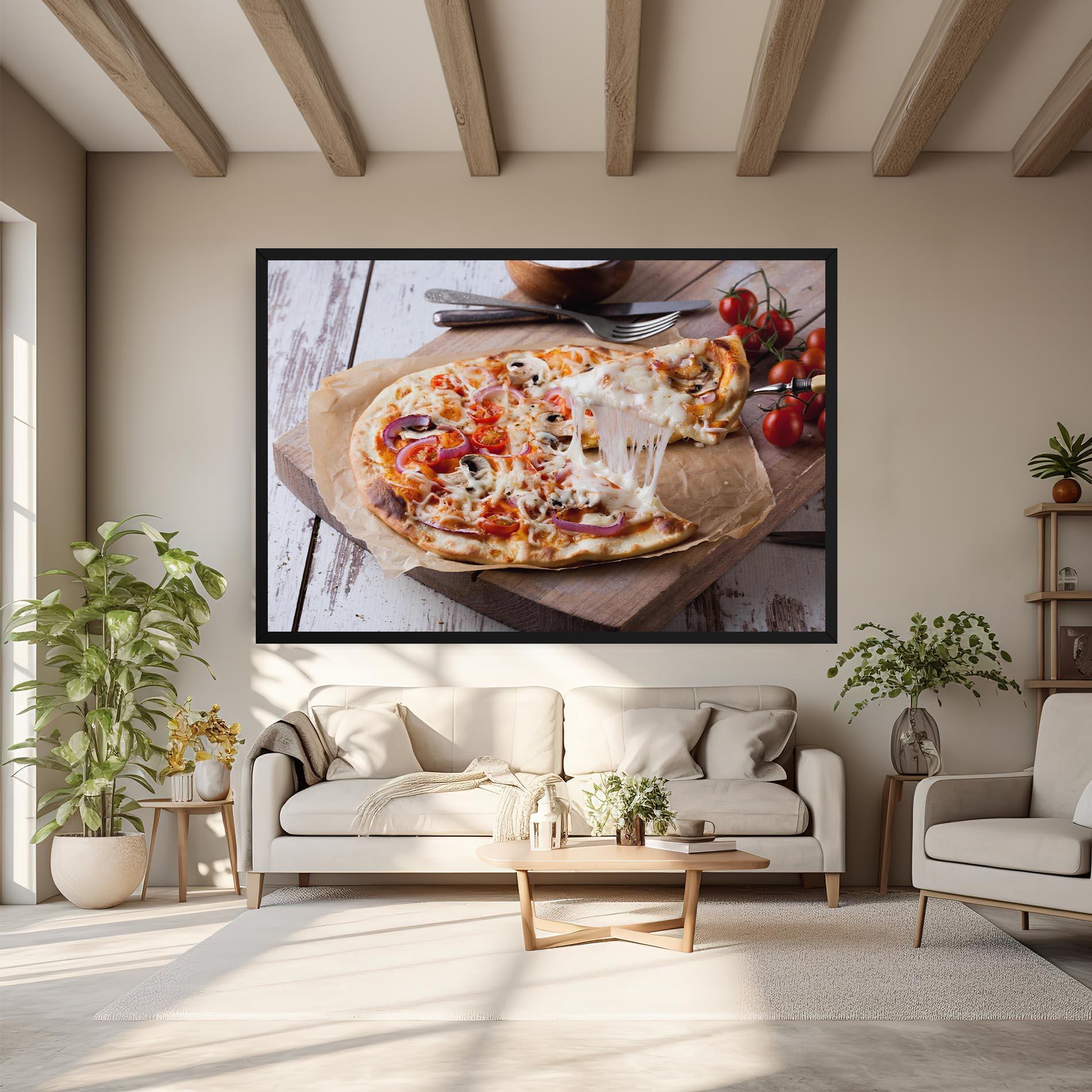 Tablou Canvas Pizza mockup 6