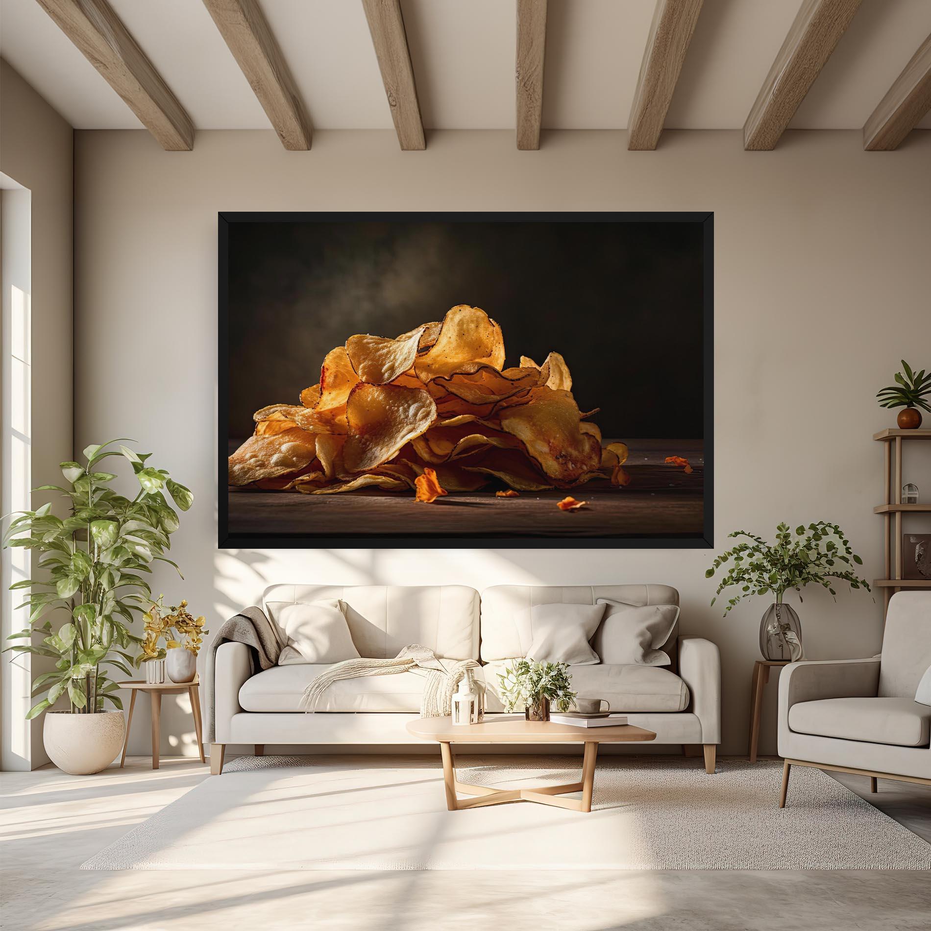 Tablou Canvas Potato Chips mockup 6
