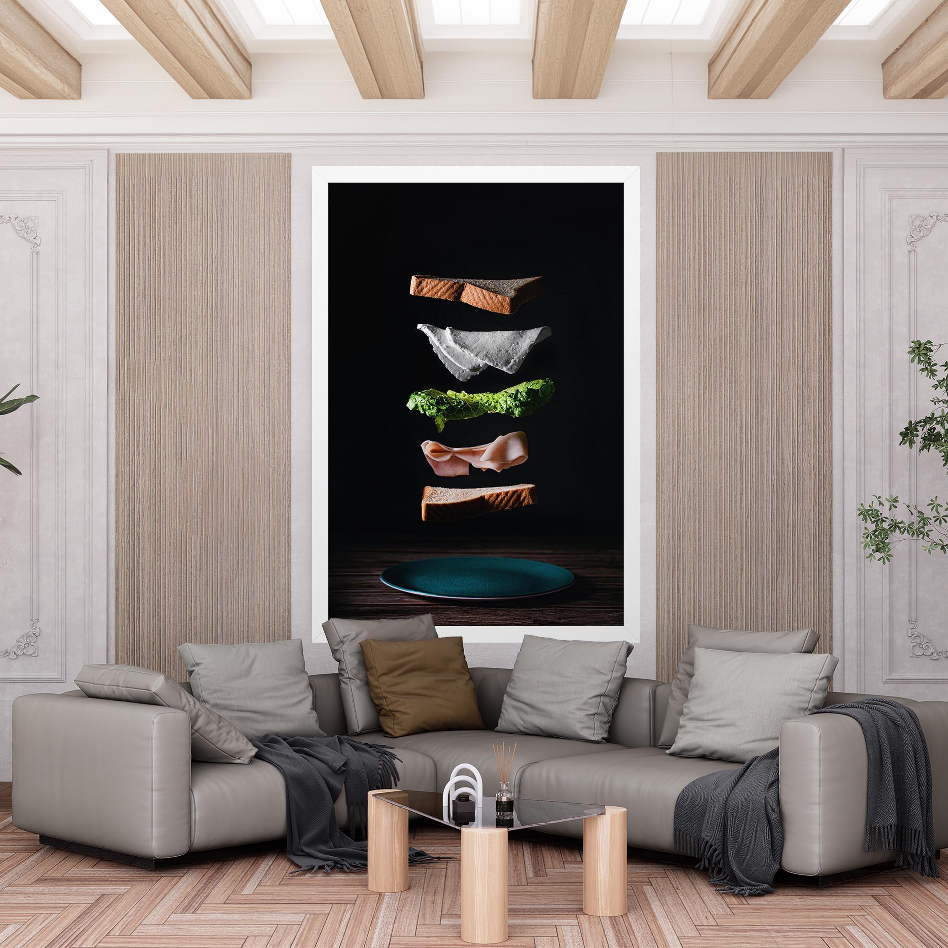 Tablou Canvas Floating Sandwich mockup 6