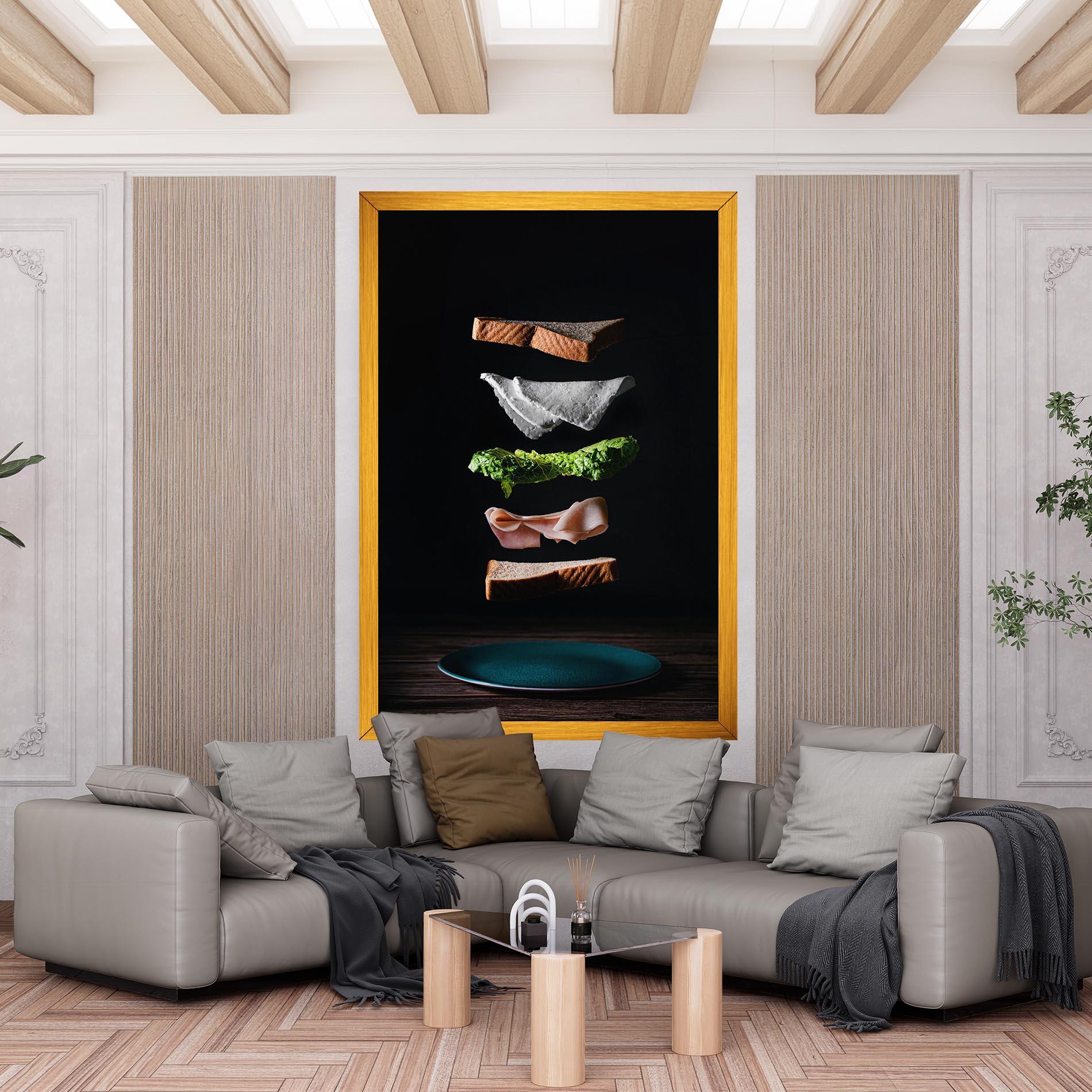 Tablou Canvas Floating Sandwich mockup 6