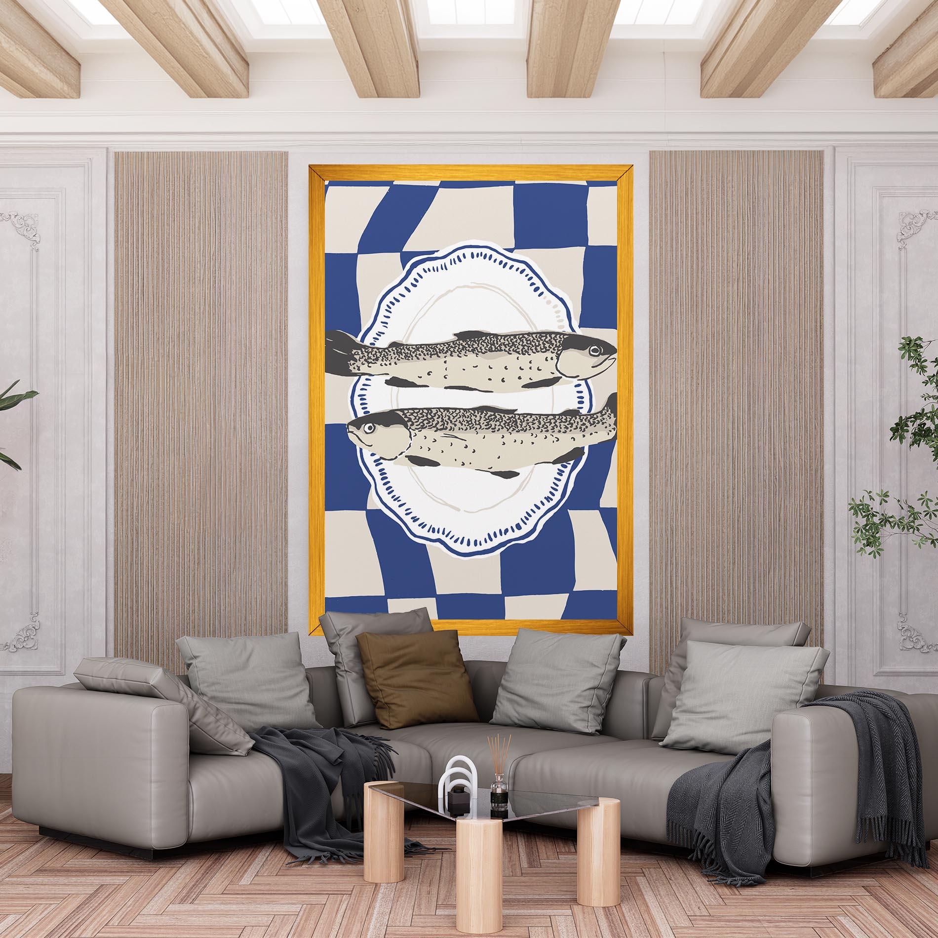 Tablou Canvas Food Fish mockup 6