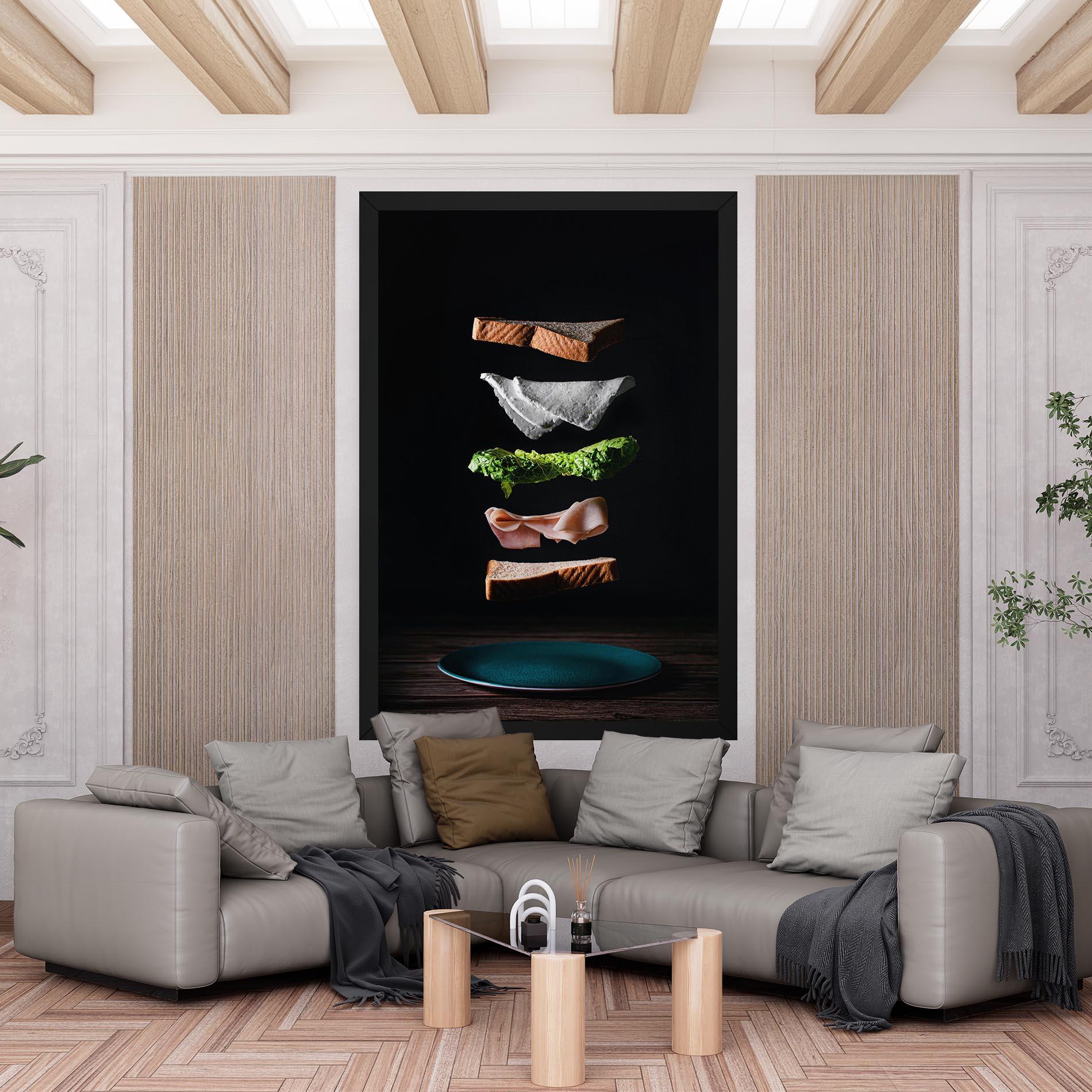 Tablou Canvas Floating Sandwich mockup 6