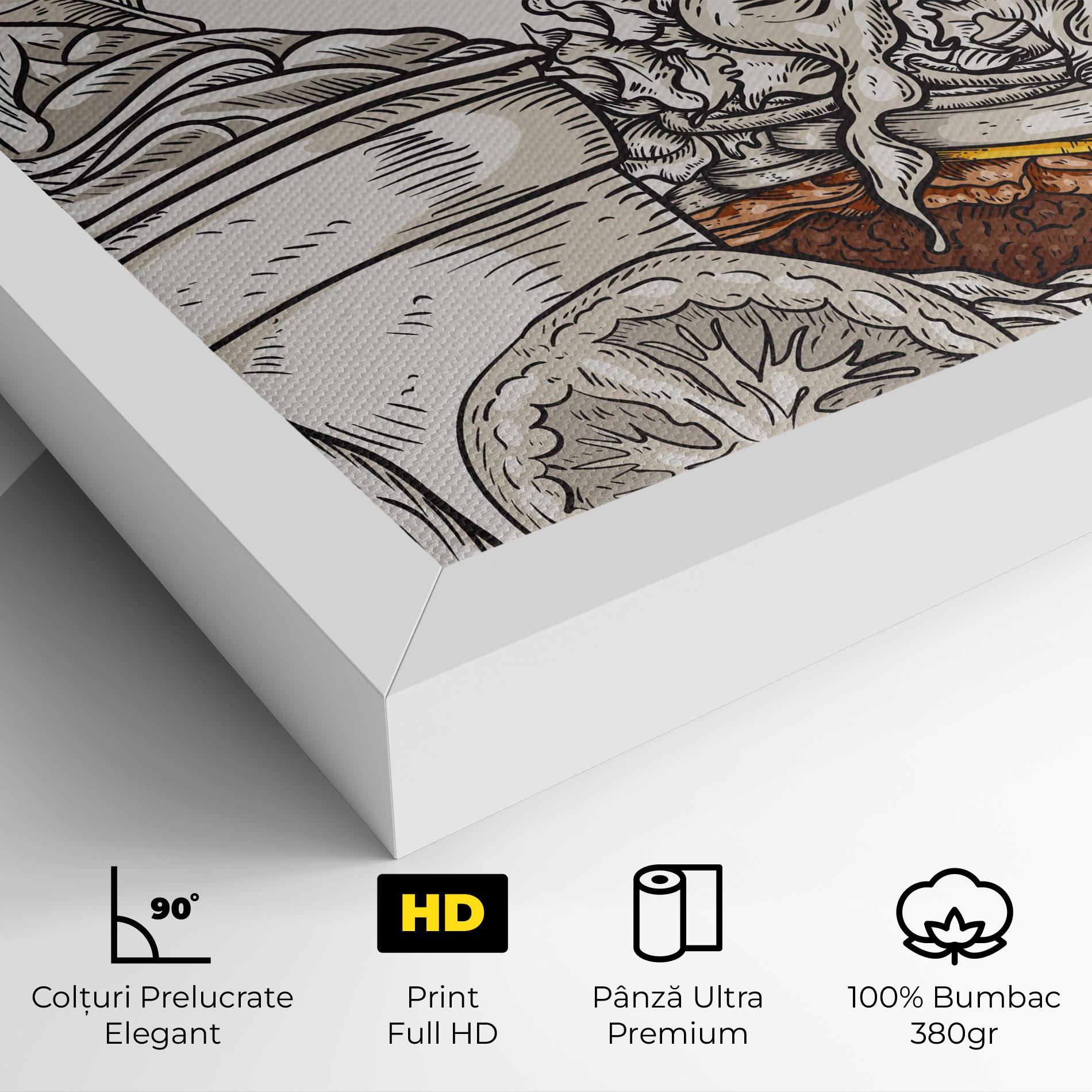 Tablou Canvas Fast Food mockup 4