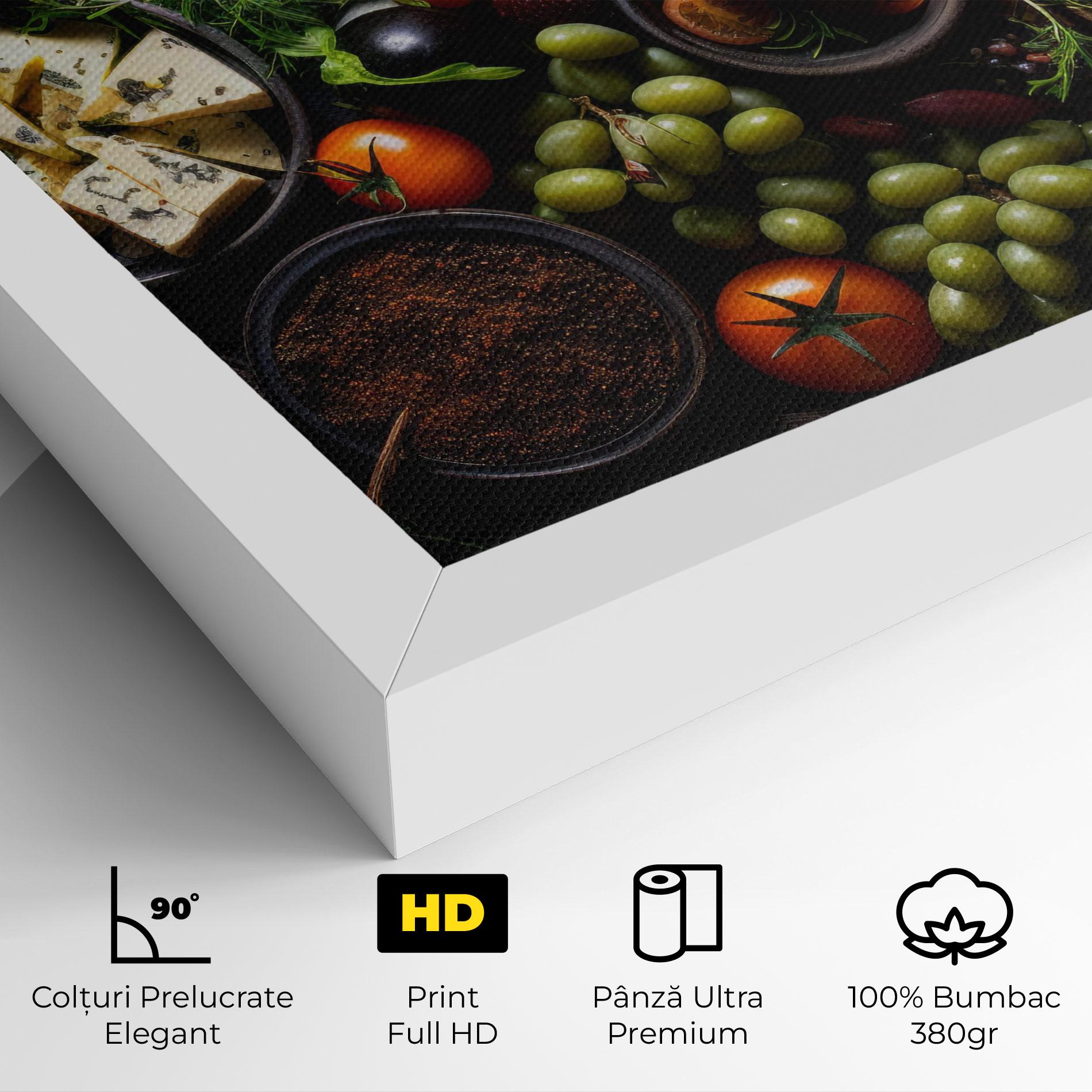 Tablou Canvas Meats Assortment mockup 4