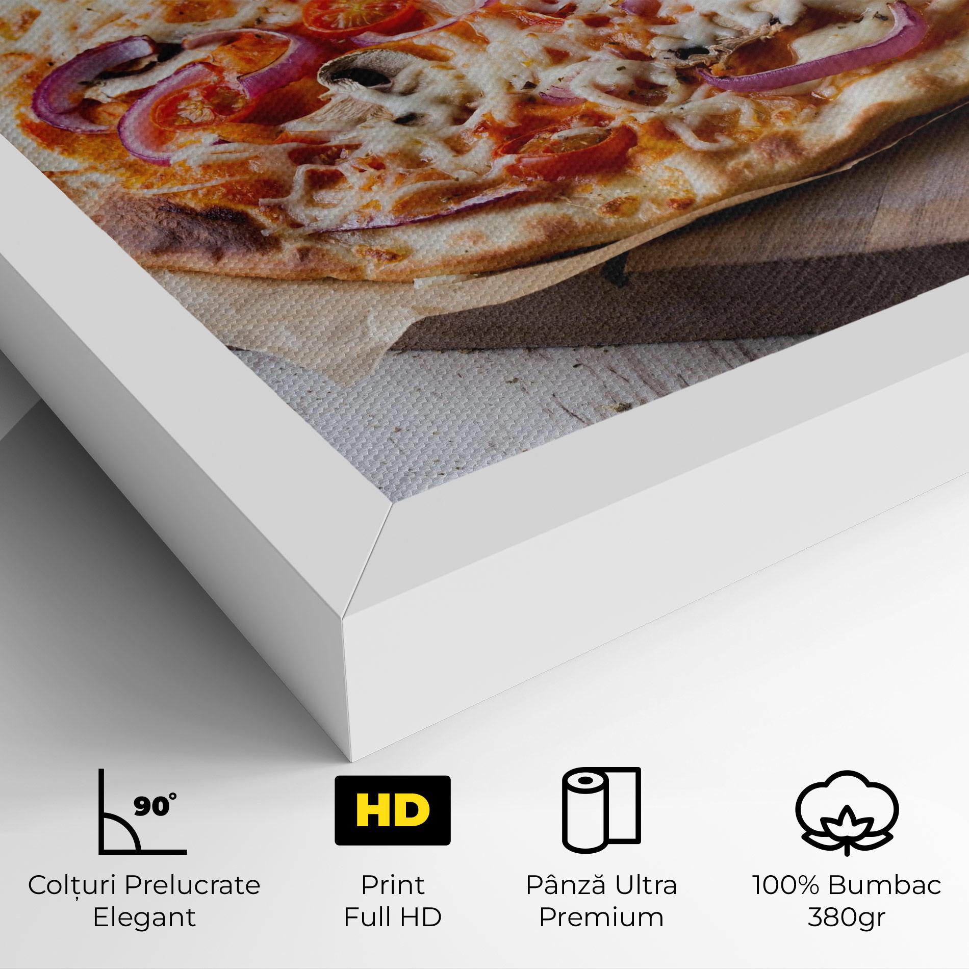 Tablou Canvas Pizza mockup 4