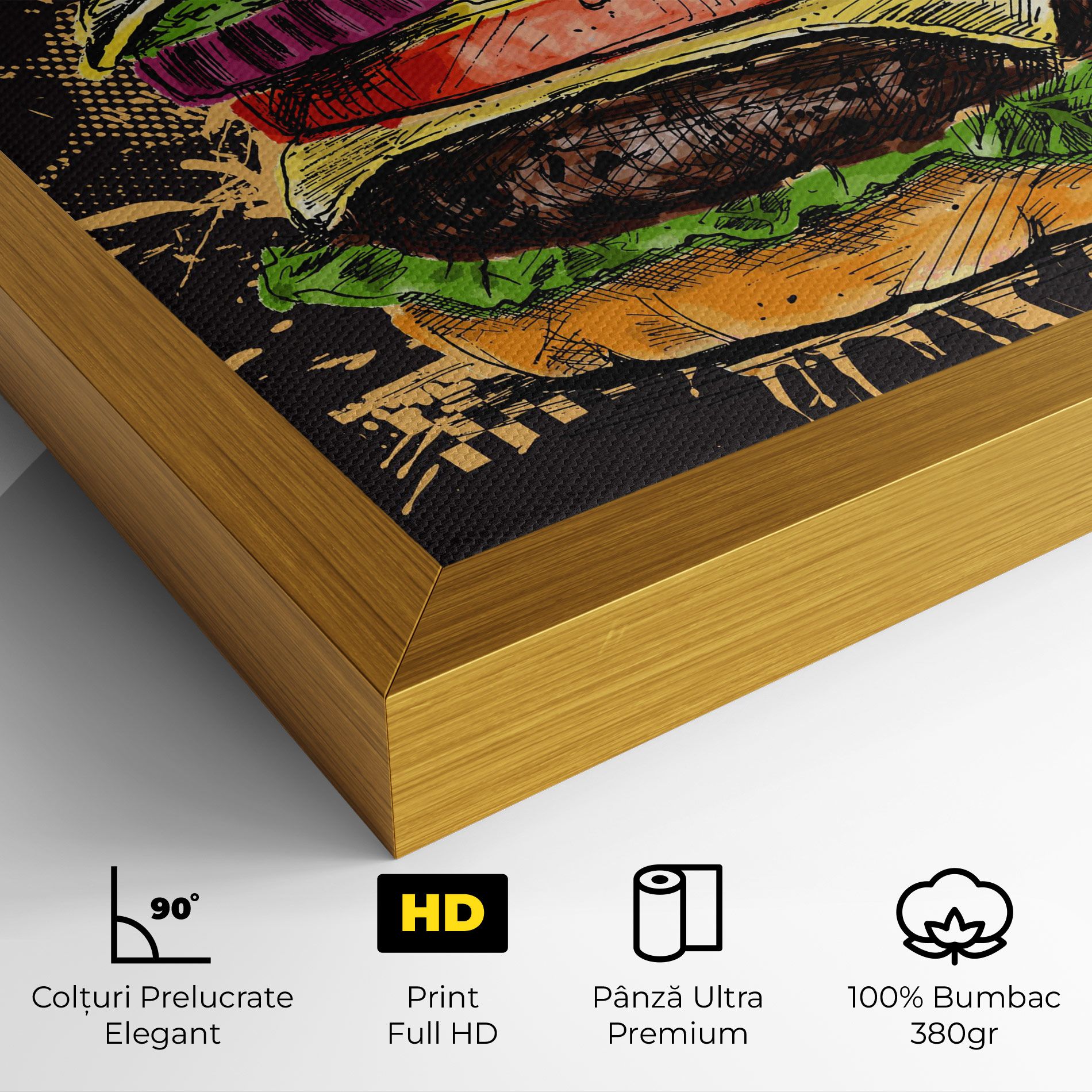 Burger Drawing mockup 4