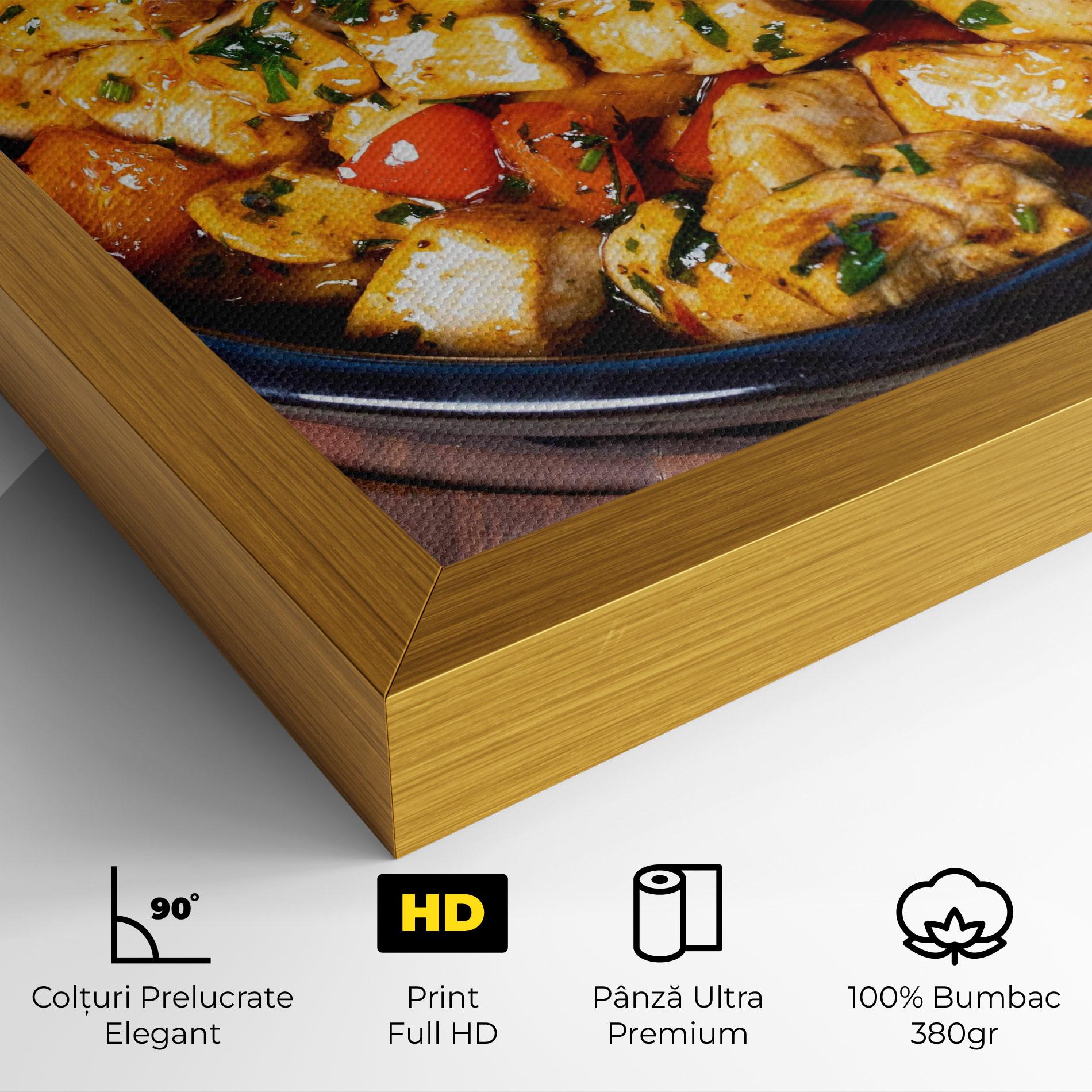 Tablou Canvas Chicken Food mockup 4