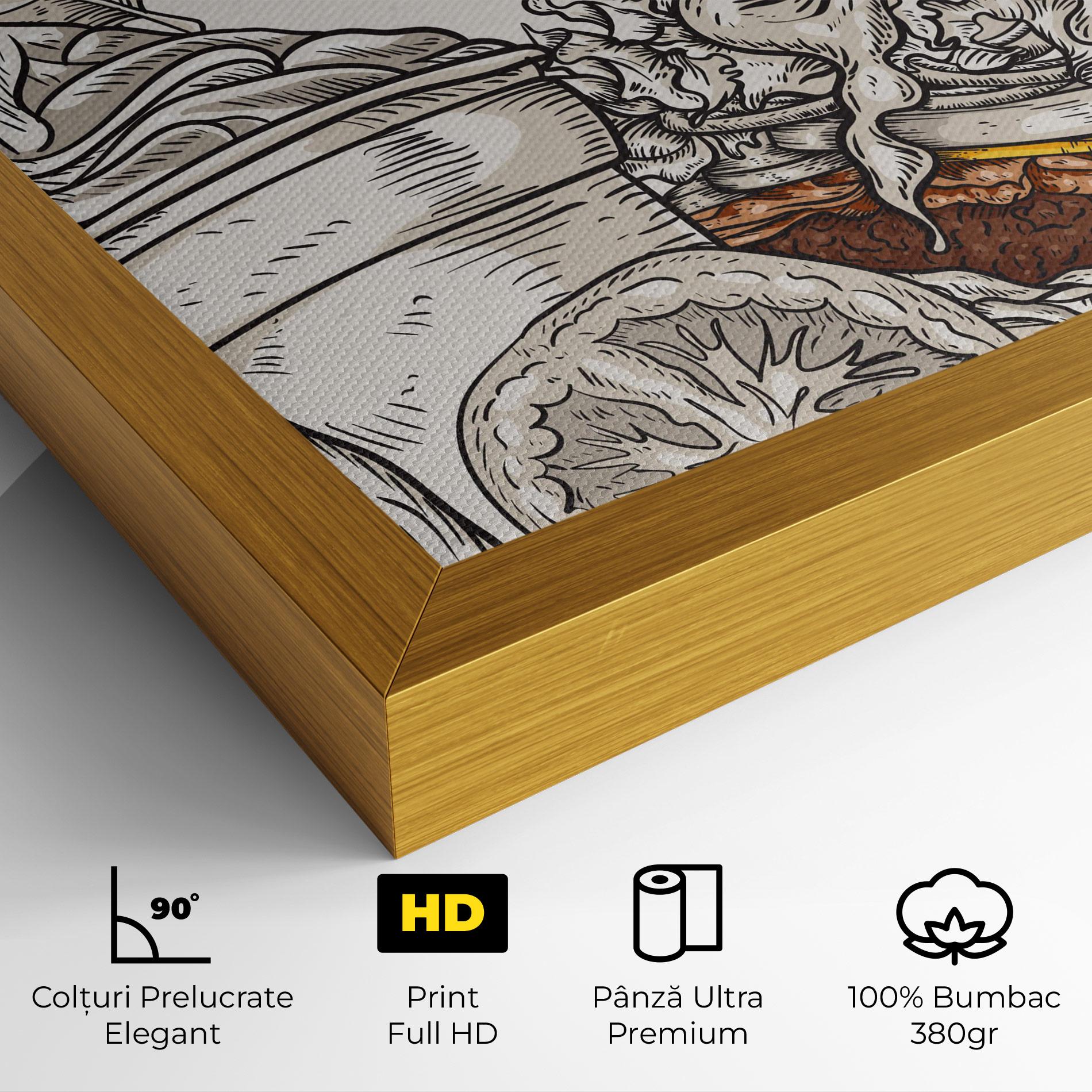 Tablou Canvas Fast Food mockup 4