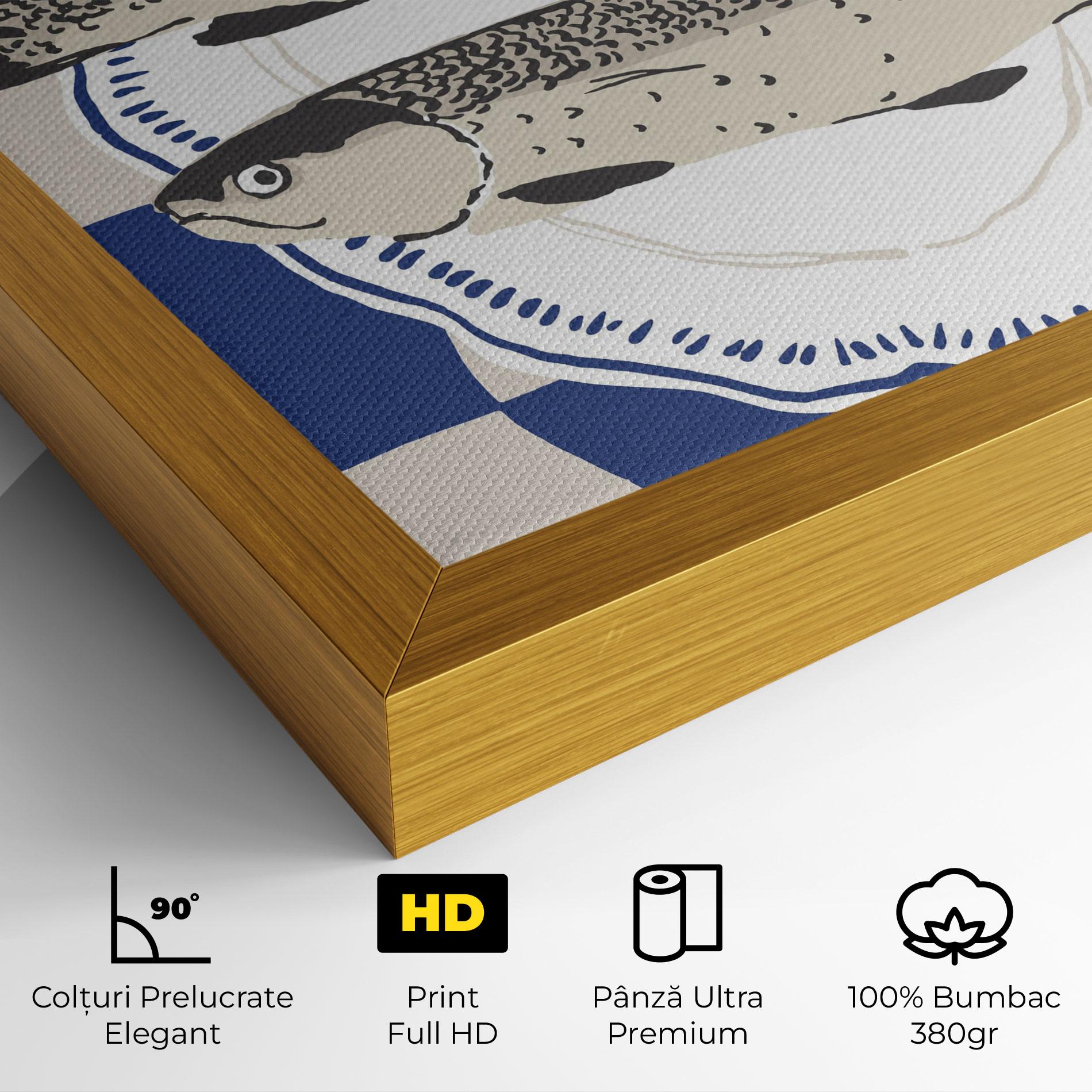 Tablou Canvas Food Fish mockup 4